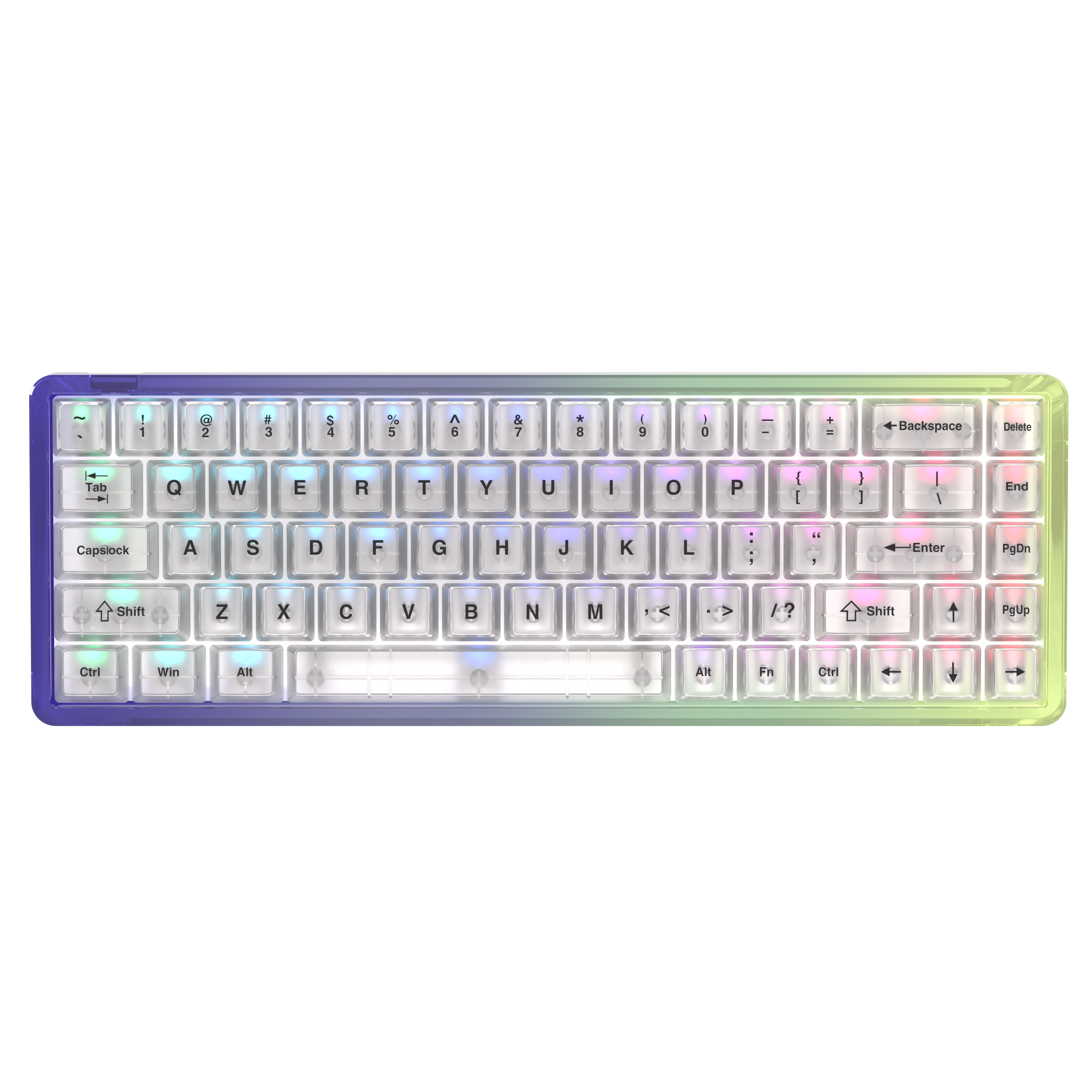 iCAN DGK530R- Mojito RGB Wired Gaming Keyboard, 65% layout
