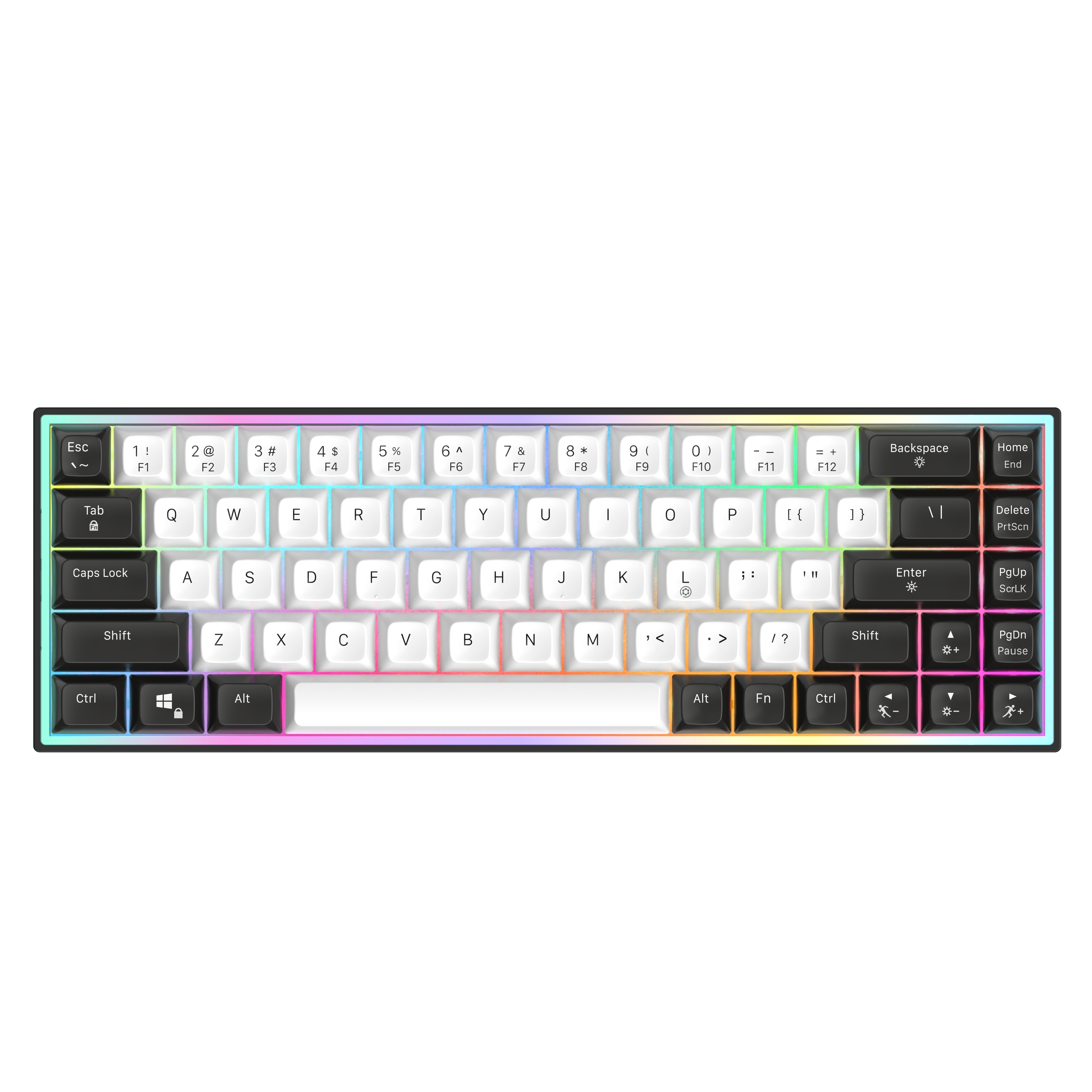iCAN CX68 Wired RGB Gaming Keyboard, Gateron Magnetic Switch, 68 Keys