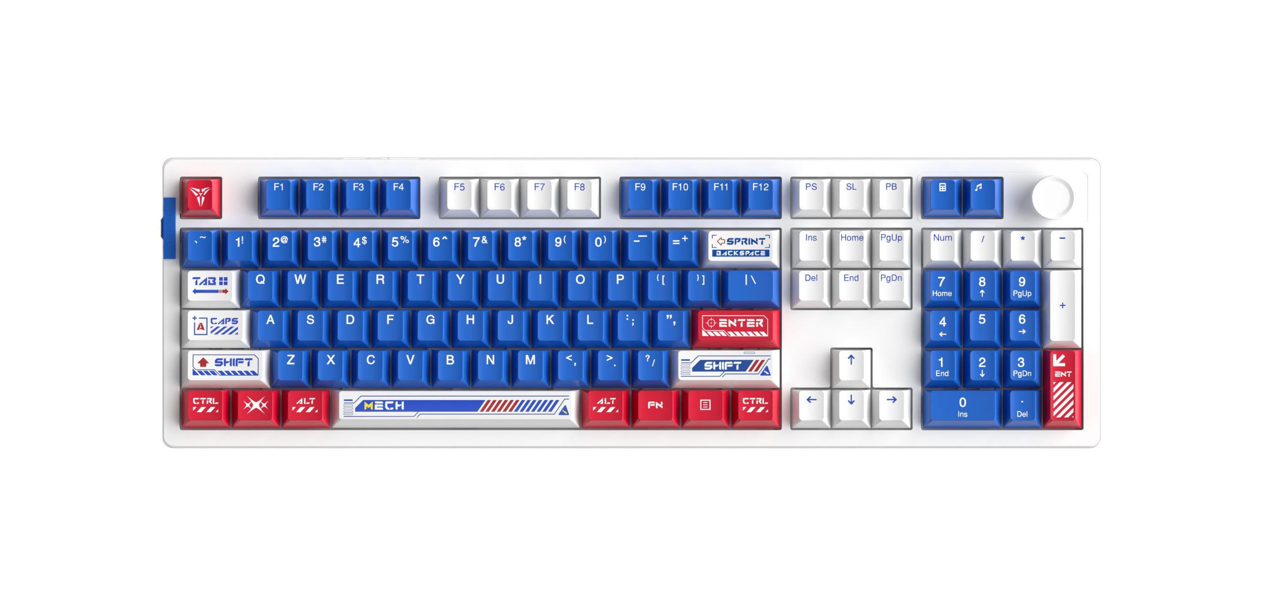 DAREU EK106 Wired Full Size RGB Mecha Style Mechanical Gaming Keyboard