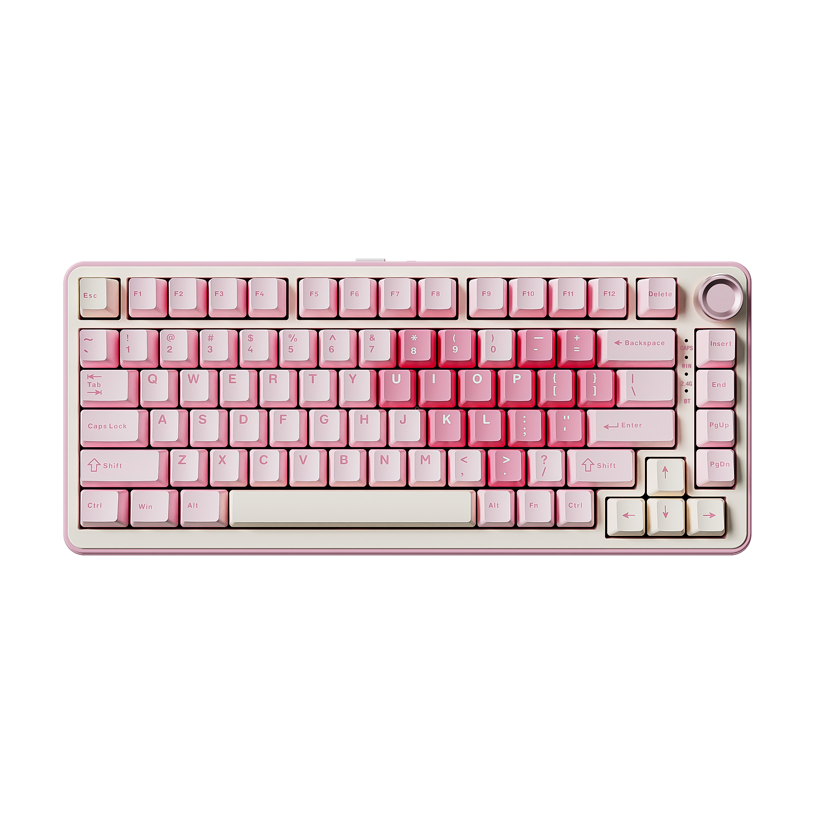 uniページ Clavier mécanique vintage Yunzii YZ87 75% Tri-Mode Gasket