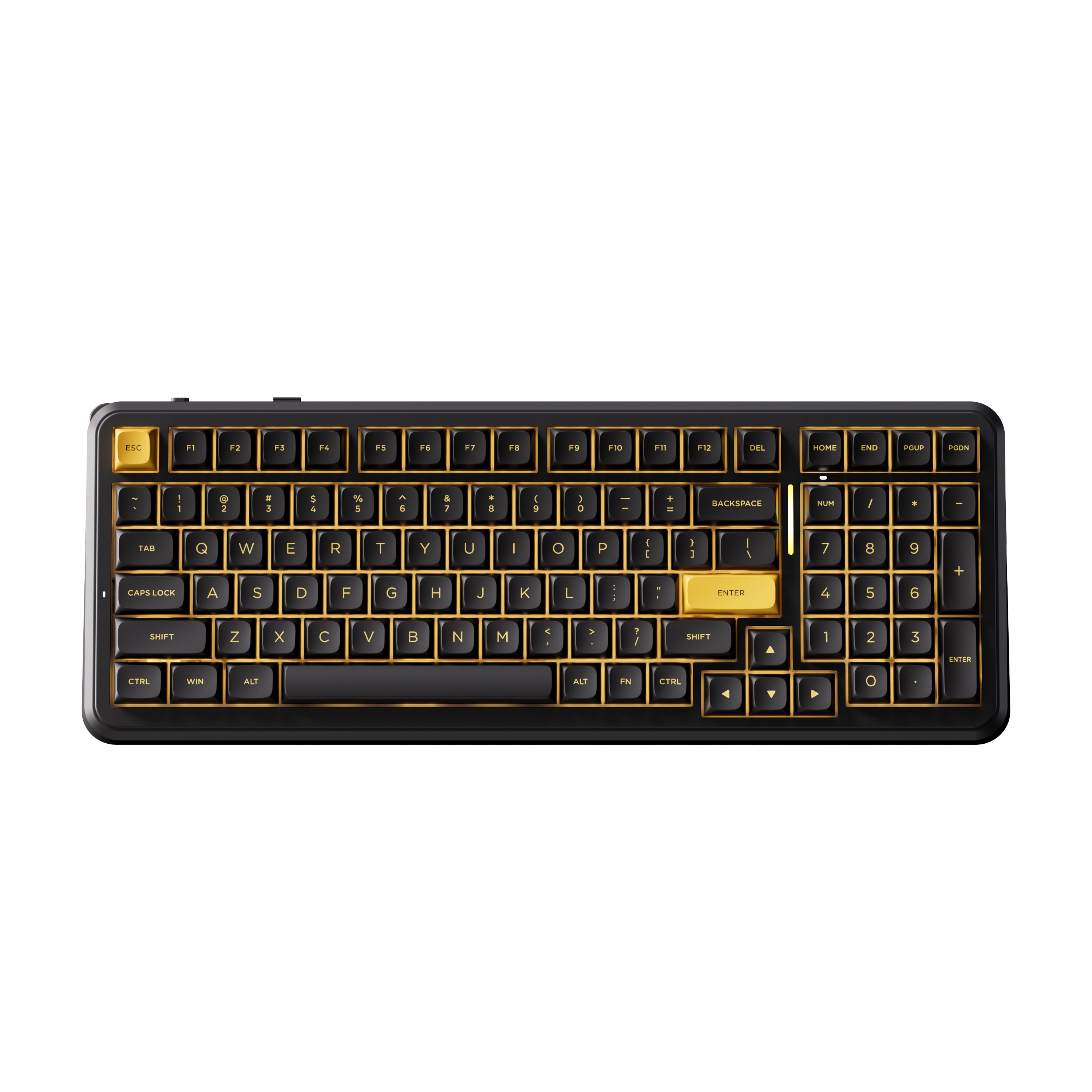 Clavier mécanique MCHOSE K99 V3 à trois modes, Dieu Noir