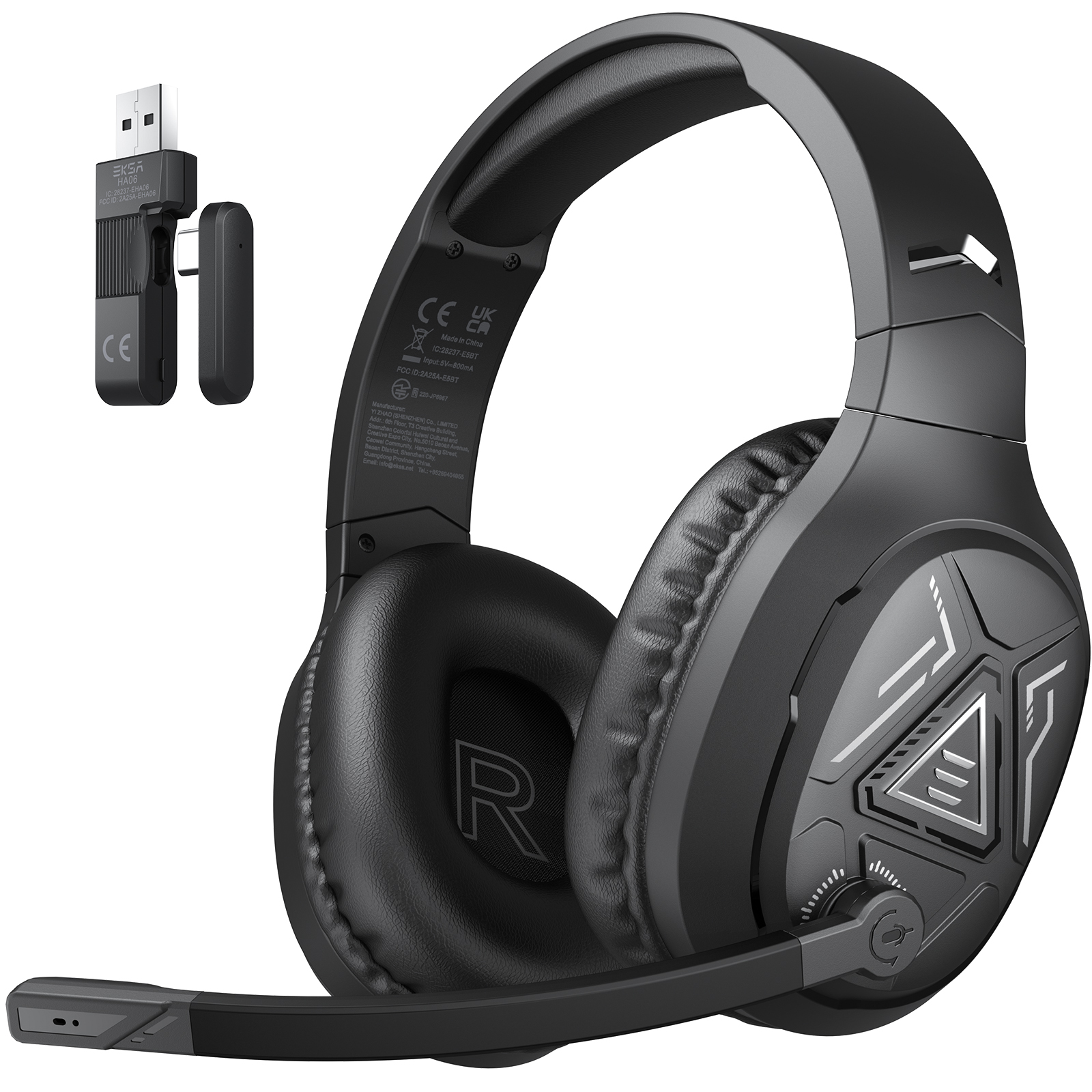 Casque de jeu sans fil EKSA E5BT 2,4 Ghz