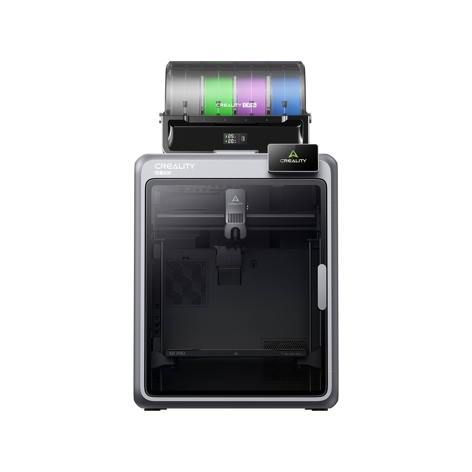 Imprimante 3D Creality K2 Pro Combo Speedy, dimensions d'impression 300 x 300 x 300 mm