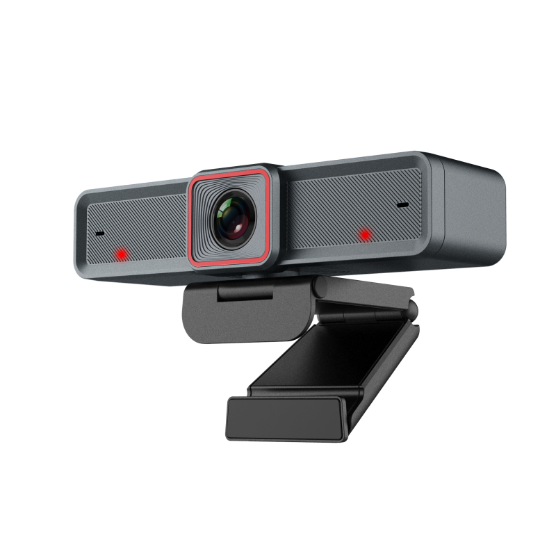 iCan C49 4K AI Conference Webcam With Fixed Focus and Built-in Dual Omni-Directional Microphone