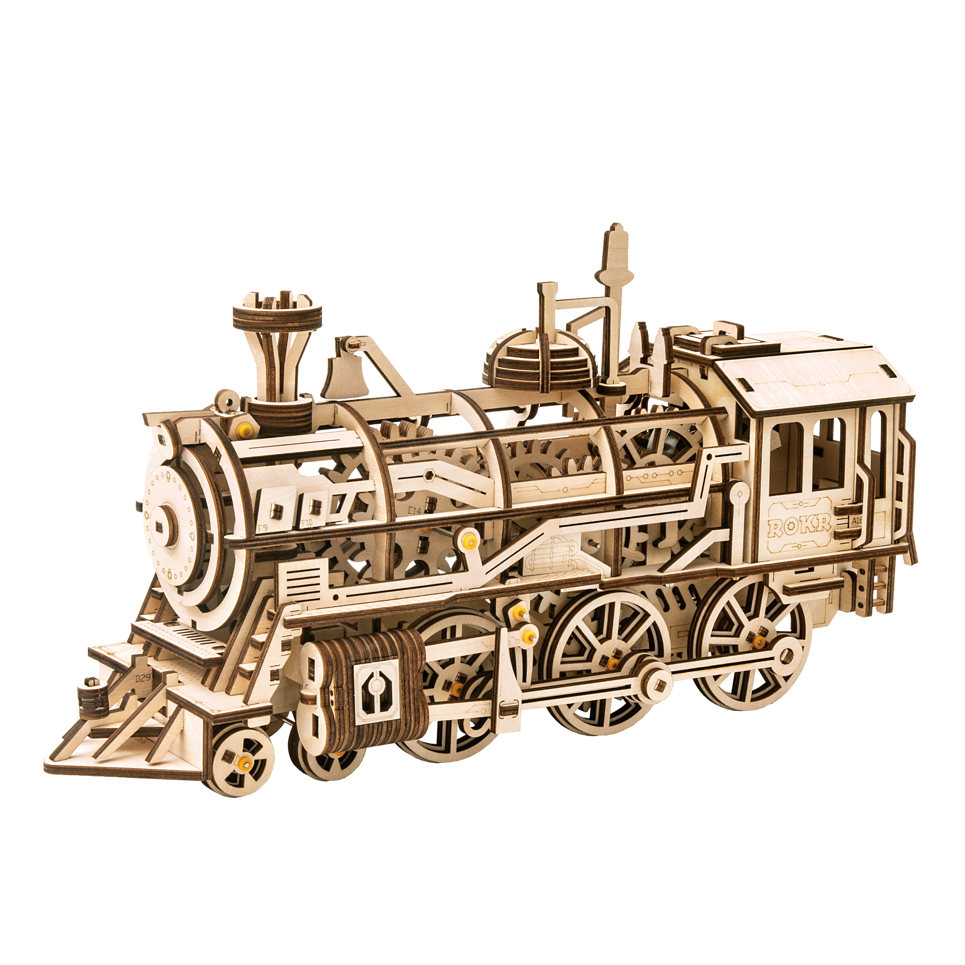 ROKR 3D Wooden Puzzle,ROKR Locomotive Train Kit (LK701)