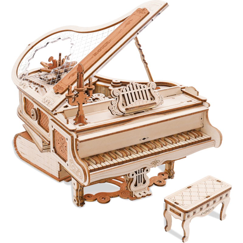 ROKR Magic Piano (AMK81) [223 pièces - Difficulté : Niveau 4] 3D en bois