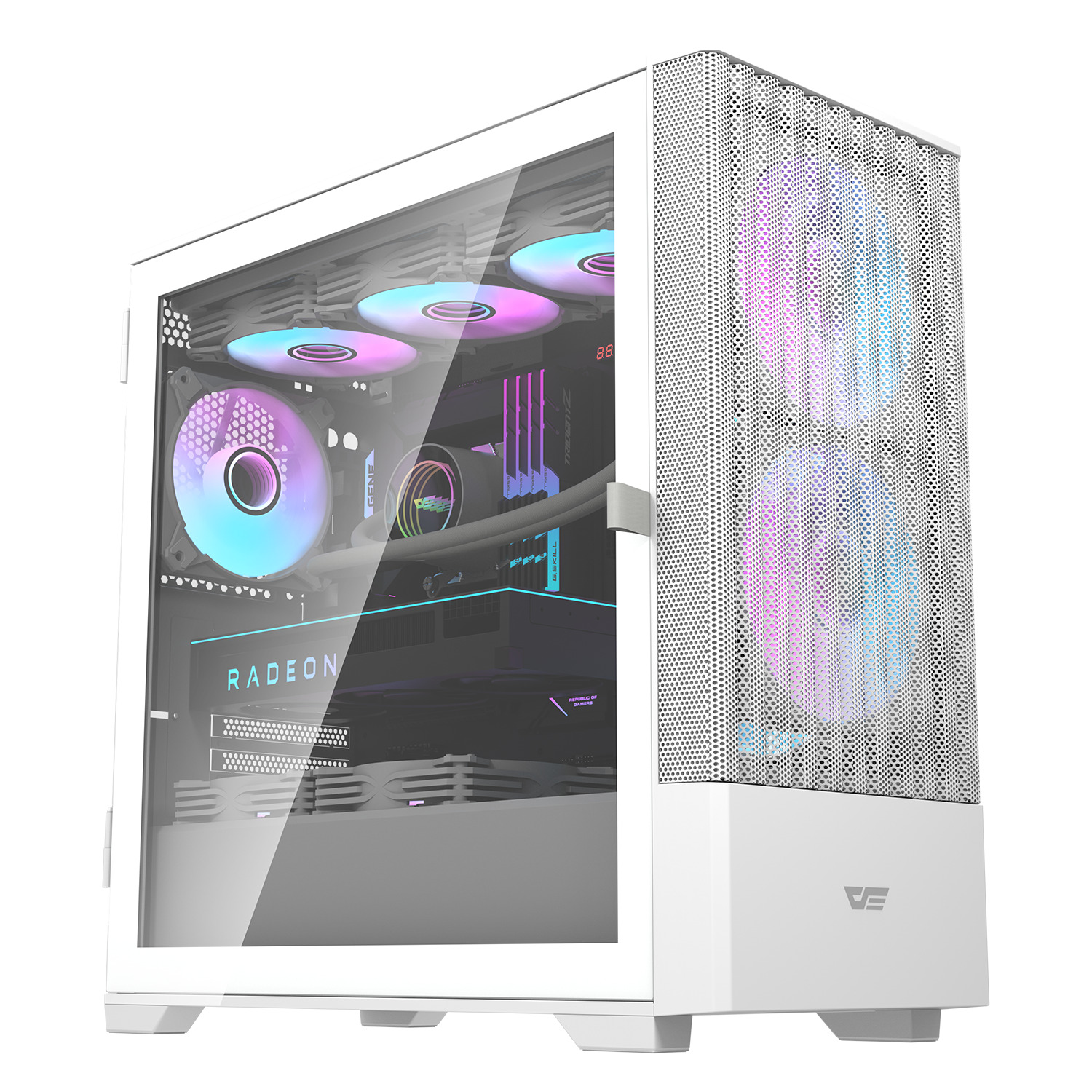 DarkFlash 450*210*450mm Latéale gauche Micro ATX White