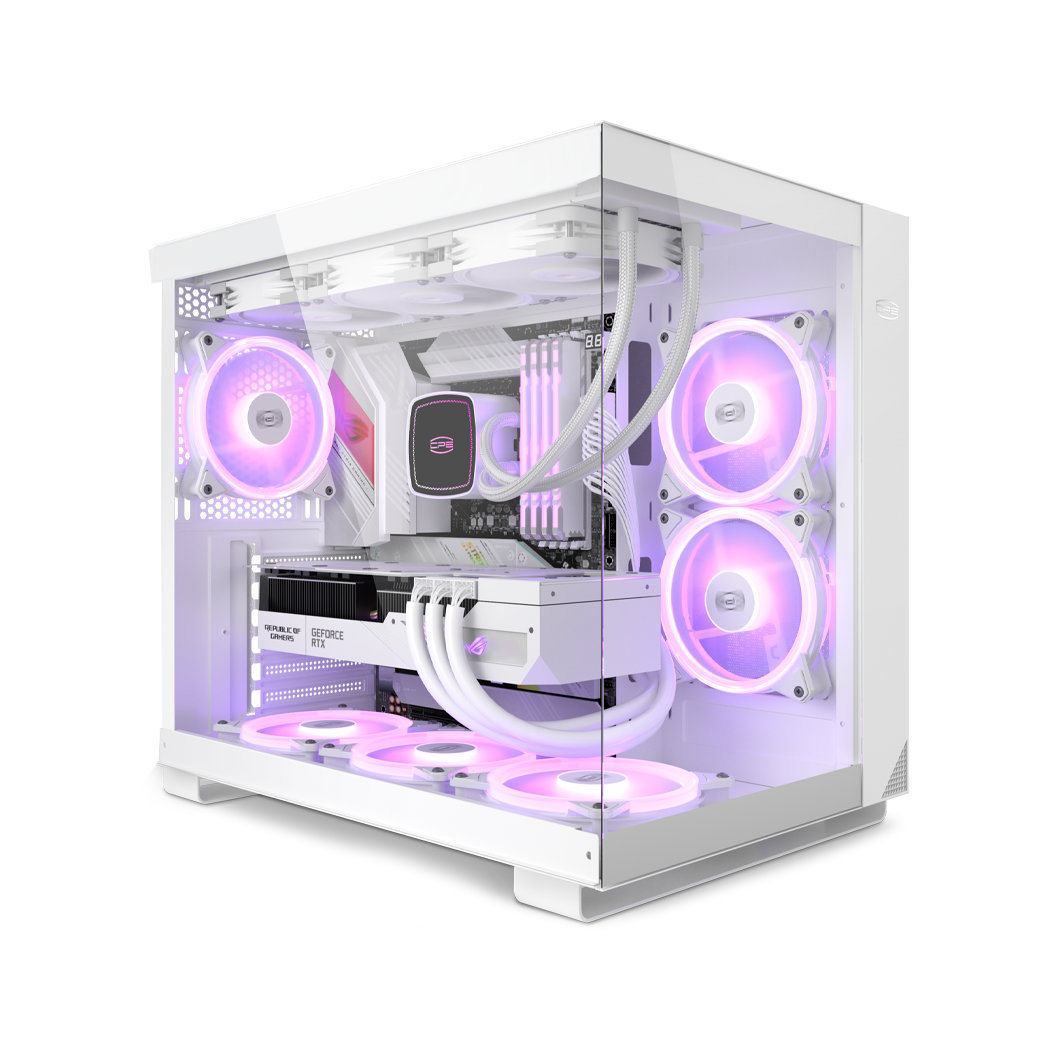 PCCOOLER C3T500 ARGB PC Case Mid Tower Desktop Computer Gaming Case