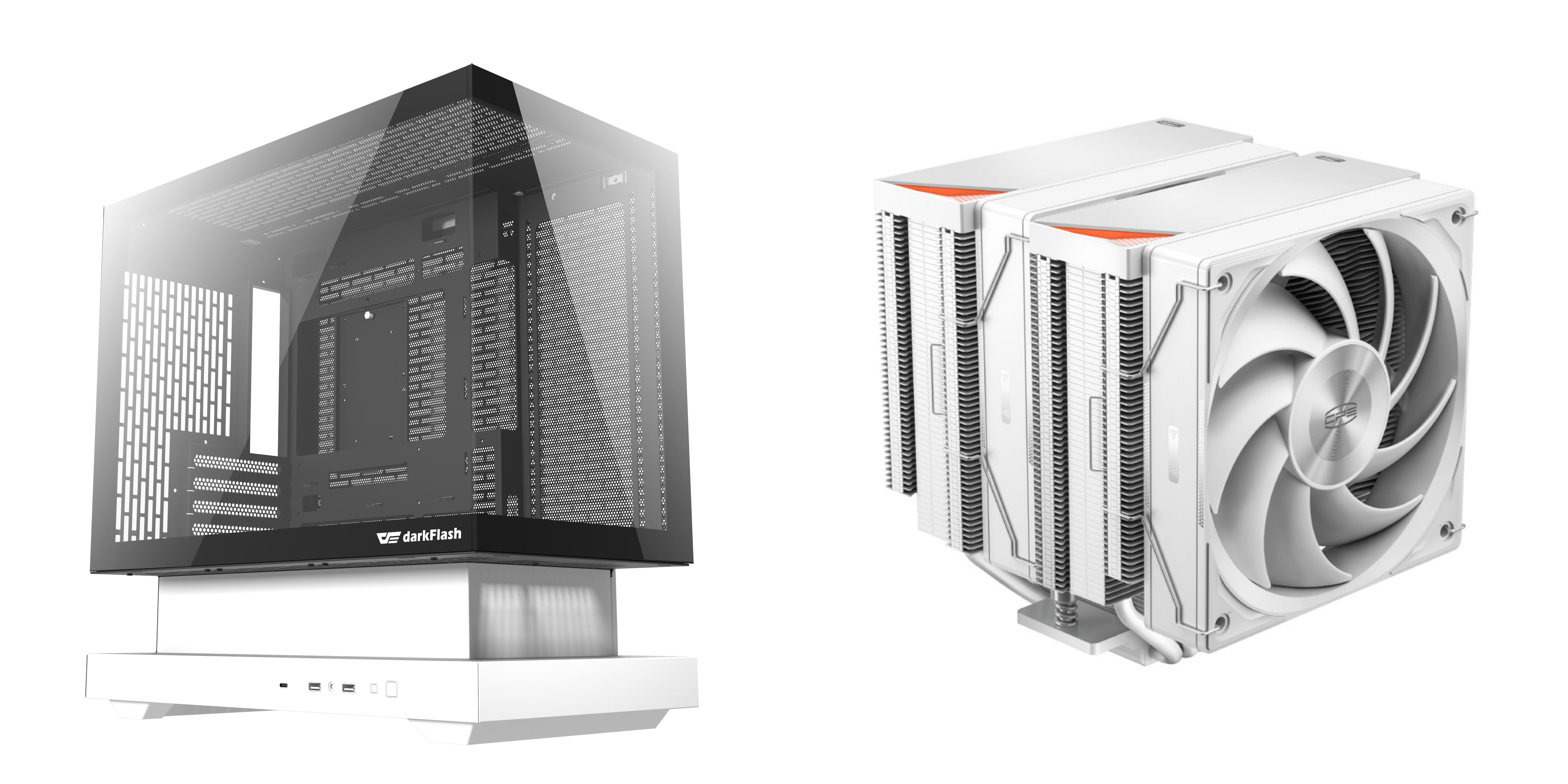 DarkFlash F1+PCCOOLER CPS RZ620  WHTIE