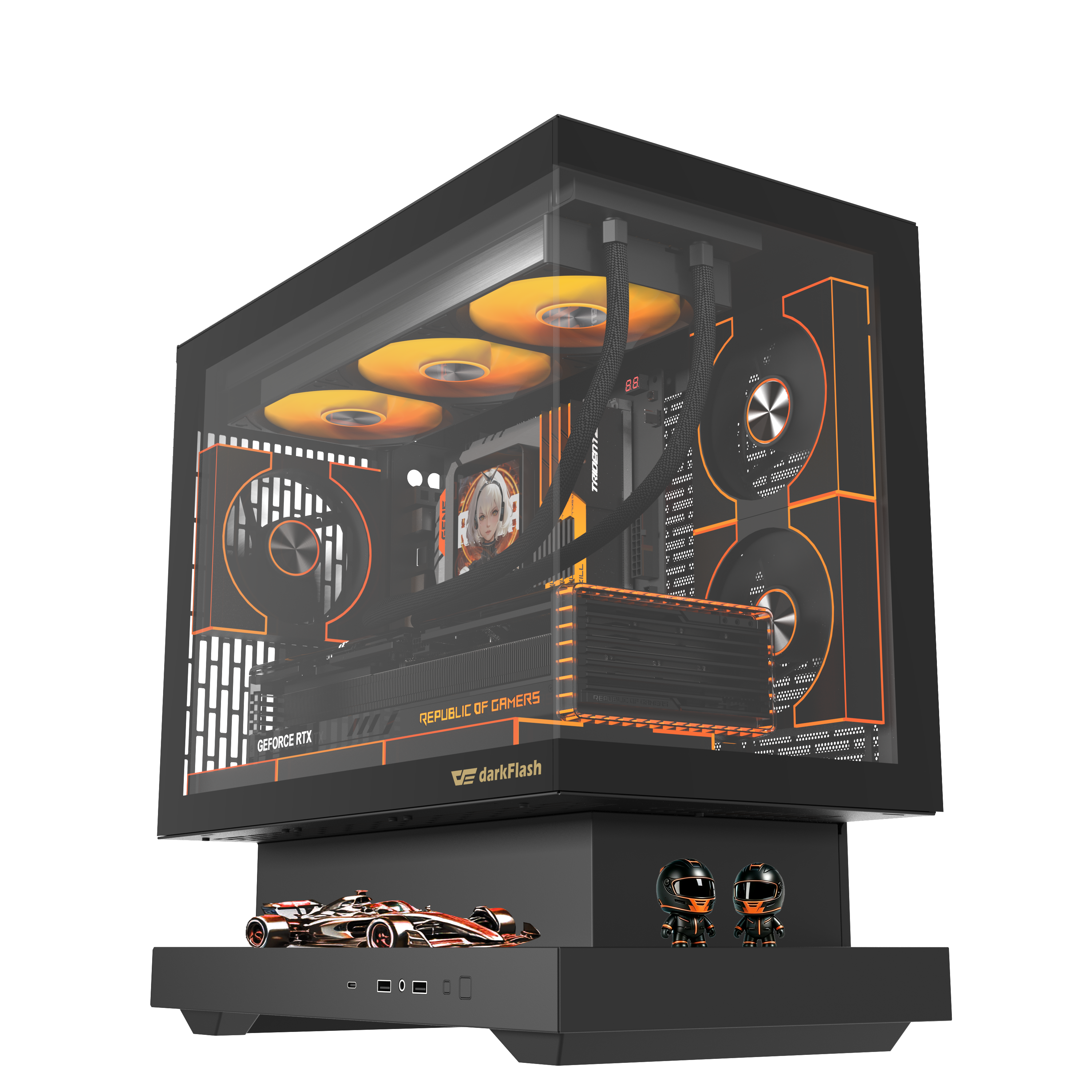 DarkFlash F1  Discount Package +5×DM8R +1×DM8  Black
