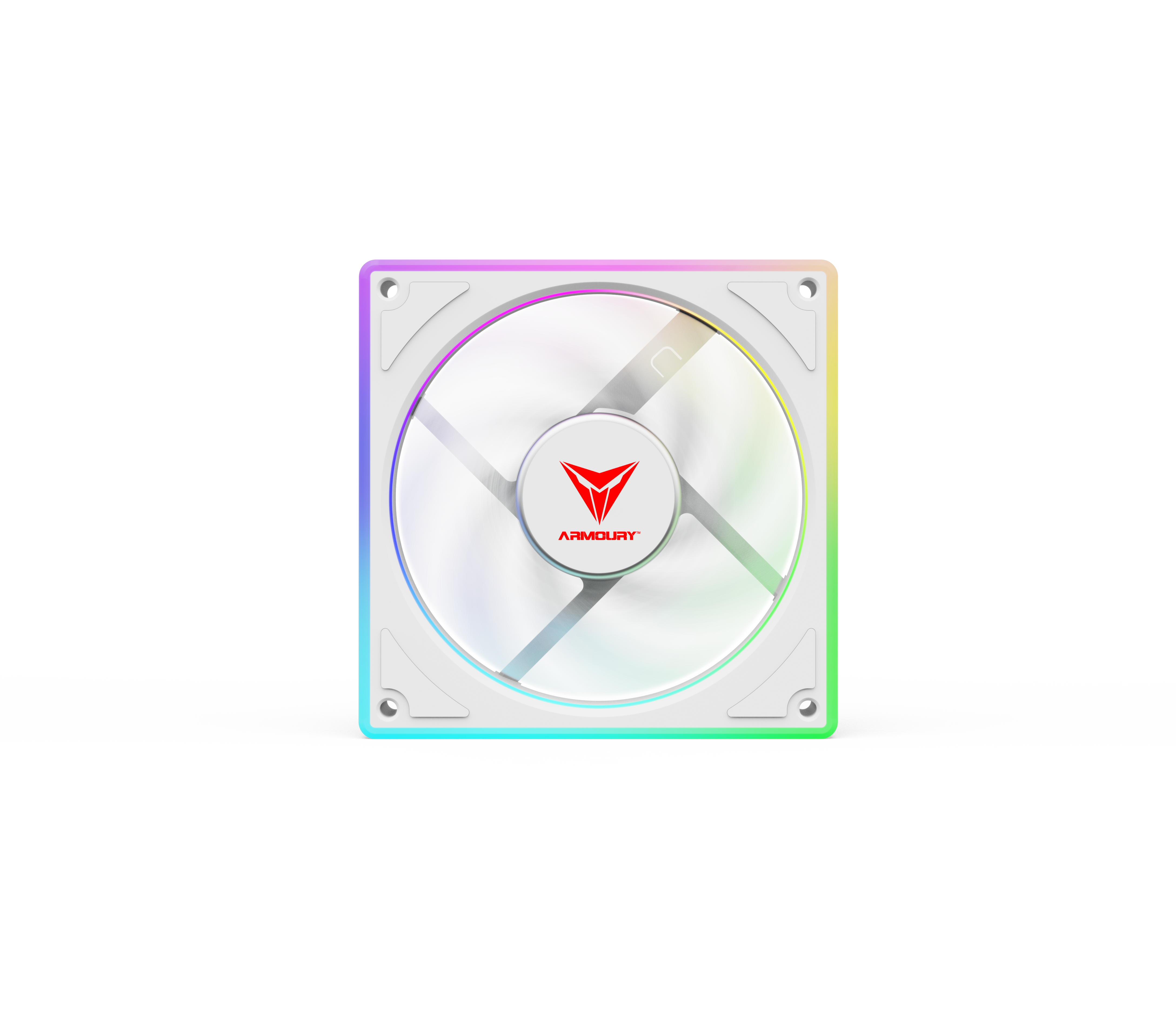 Armoury JF002-W 5V 3PIN 12cm ARGB fan PC case fan-White