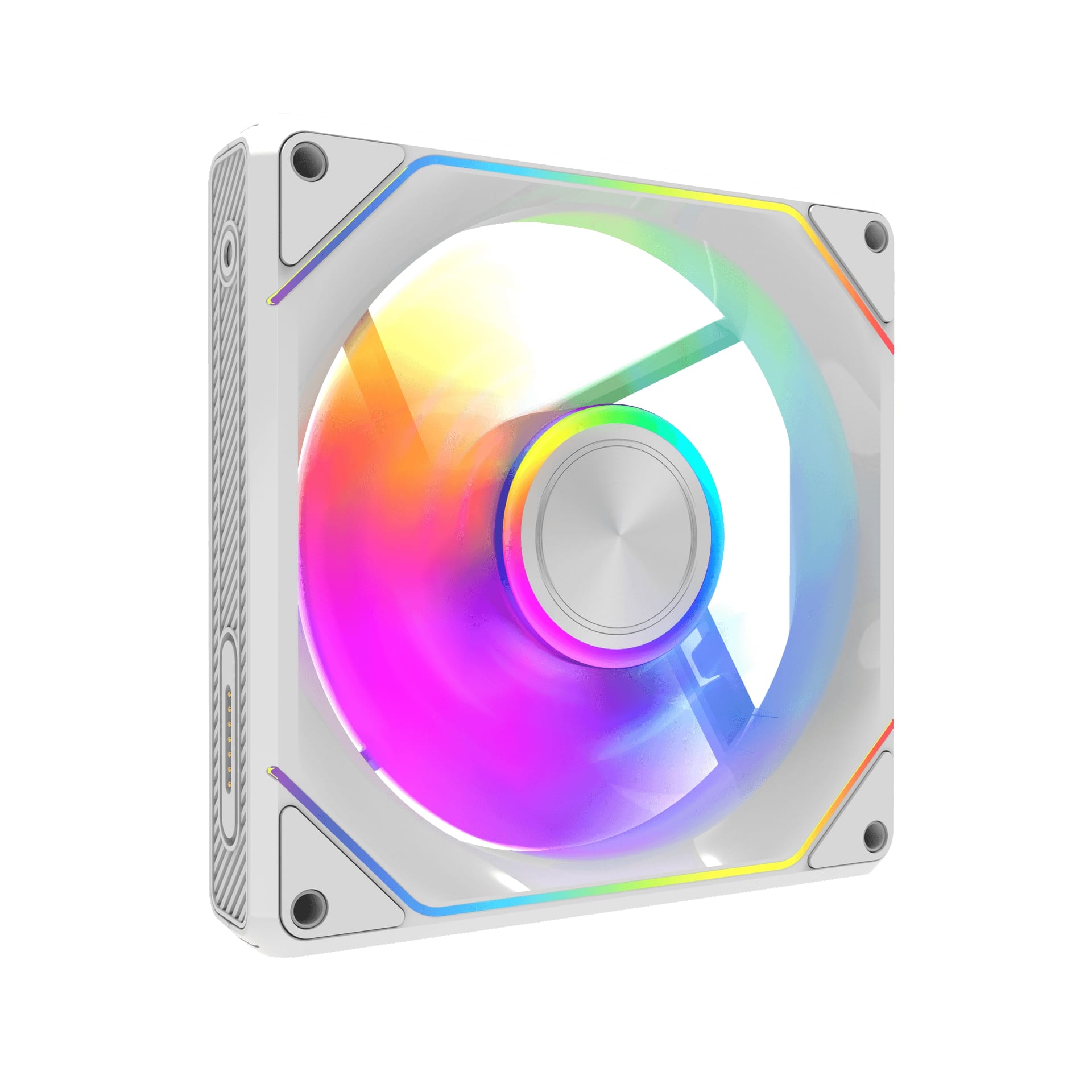 DarkFlash Gauss G24 ARGB Fan, 3 Pack, White