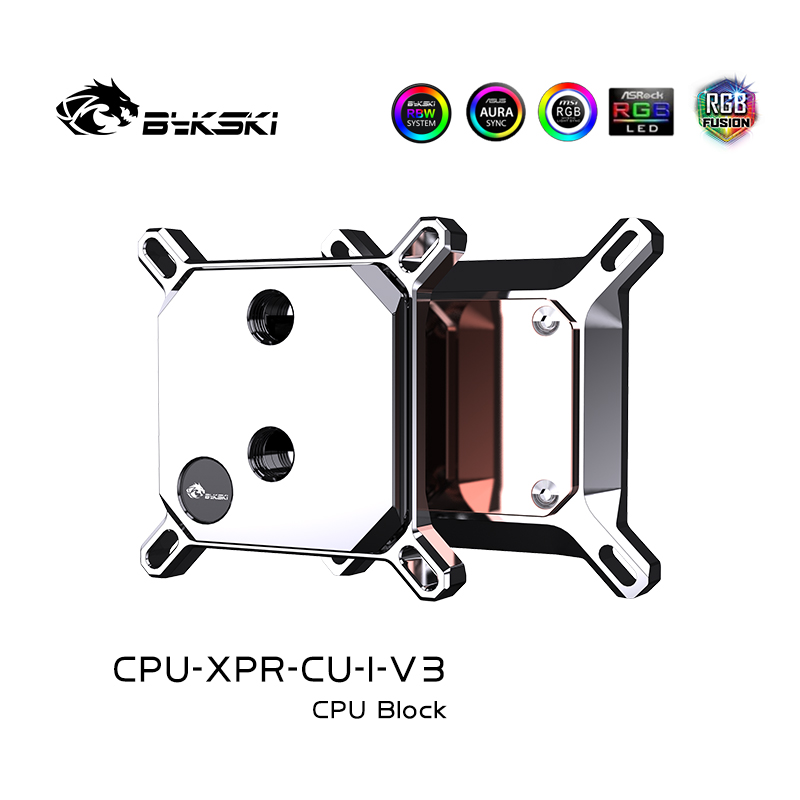 Bykski CPU-XPR-CU-I High-Performance CPU Water Cooling Block for Intel