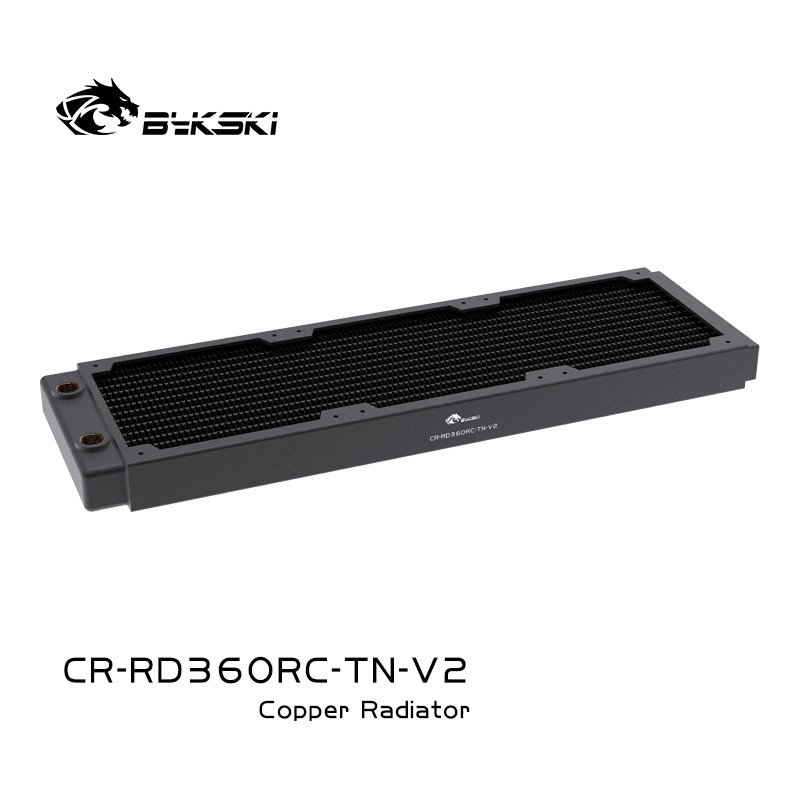 Bykski 360mm x 30mm RC Series Radiator, 120mm x 3, Triple Fan Black