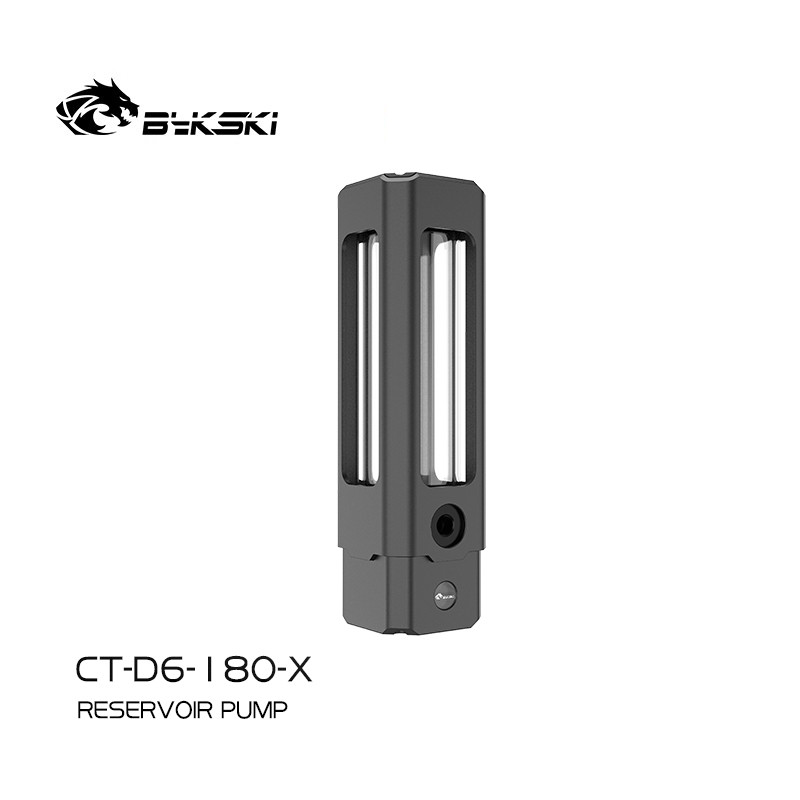 Bykski CP-D6PB-X Pump / 180mm PMMA Reservoir Combo - Black