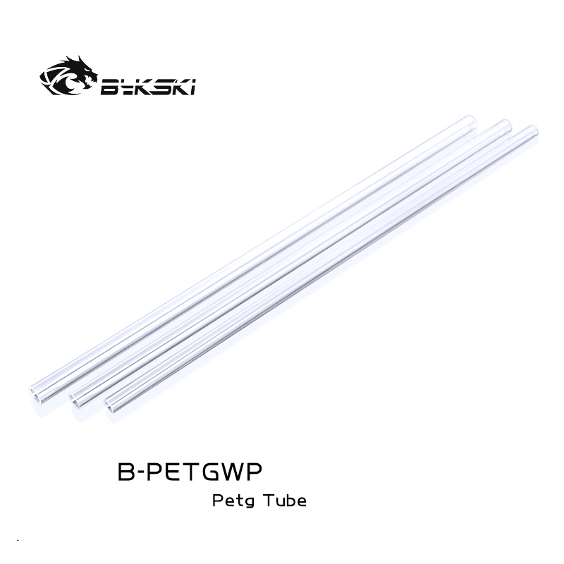 Tube PETG rigide Bykski 10 mm ID x 14 mm OD - 1 x 500 mm - Transparent