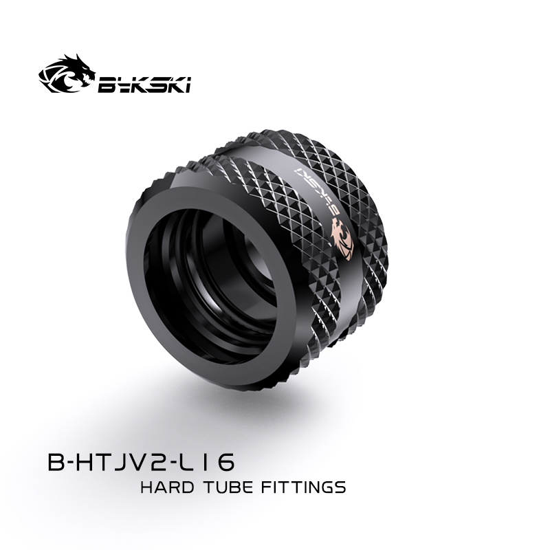 Raccord rigide Bykski 16 mm de diamètre extérieur V2-BK (B-HTJV2-L16)