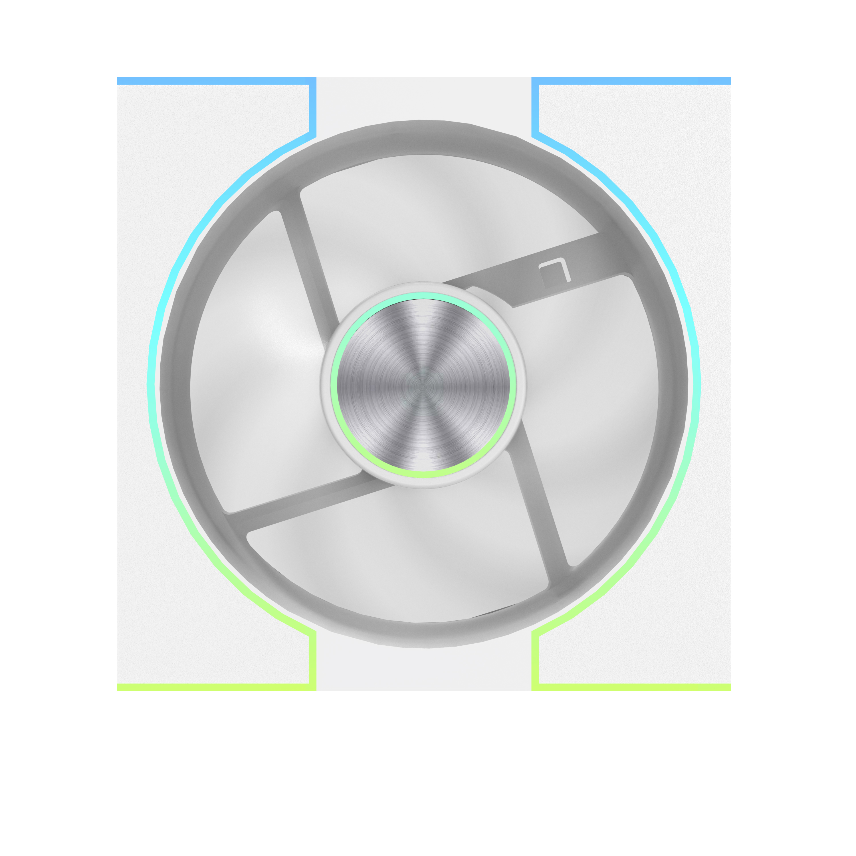 DarkFlash 120 mm Régulier Ventilateur  Noir