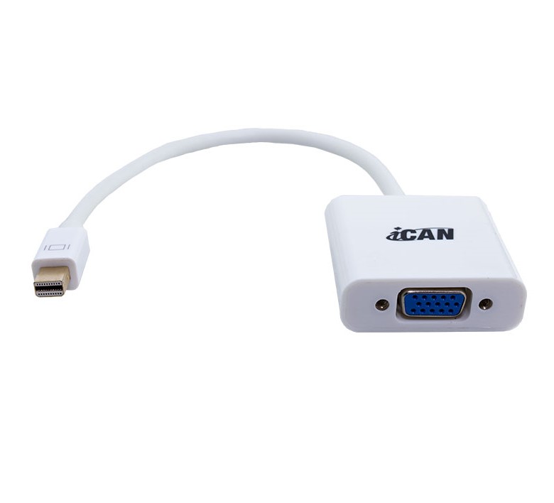 iCAN Mac Mini DisplayPort Male to SVGA Female Active Adapter(Open Box)