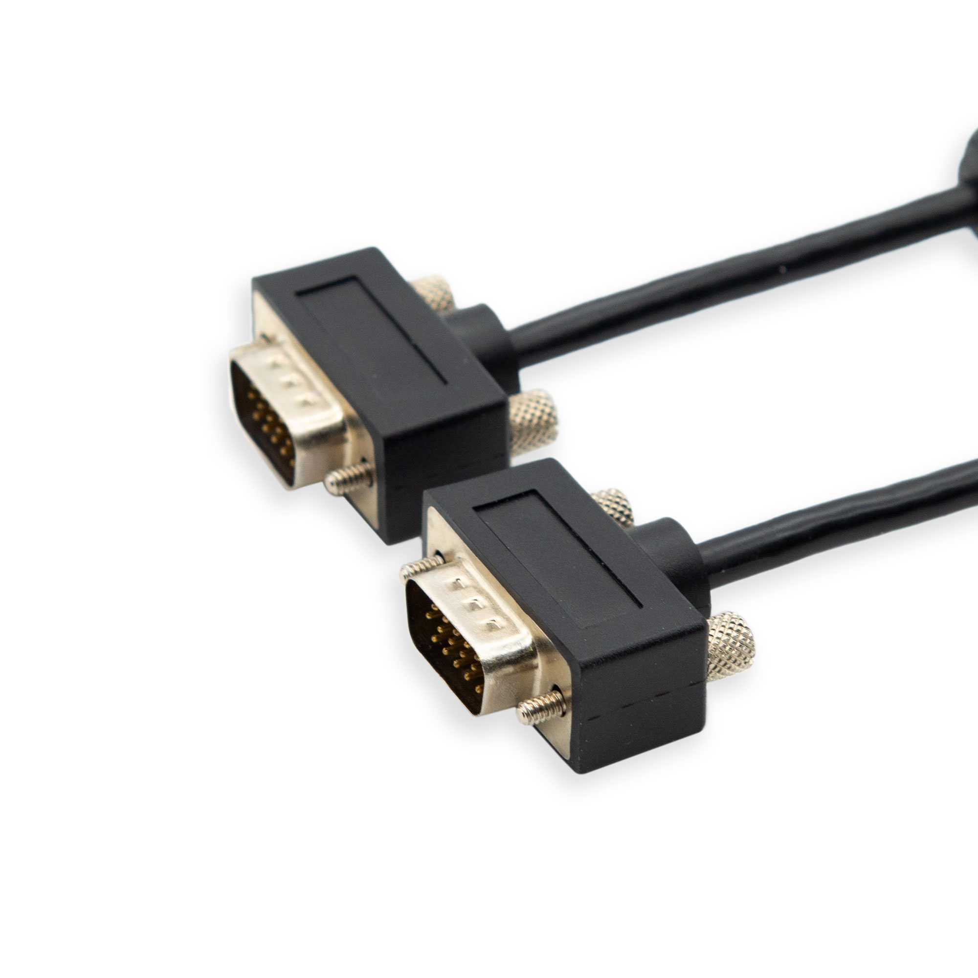 iCAN PC External Video Cable, Super VGA Ultra Slim, Double Shielded, Coaxial HD15, M/M, 6FT(Open Box)