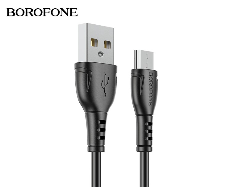 HOCO BX51 Triumph charging data cable for Micro USB, 1M, Black