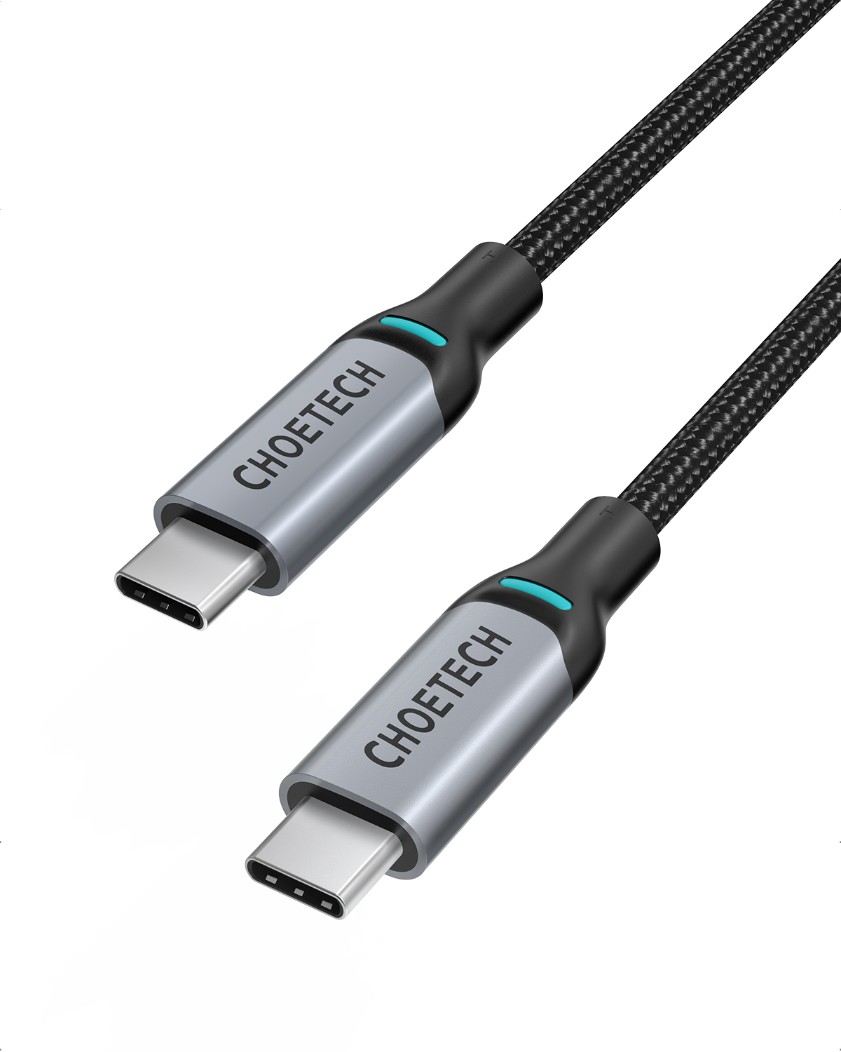 Choetech 6ft USB Type-C To USB Type-C Cable (100W) Braided(Open Box)