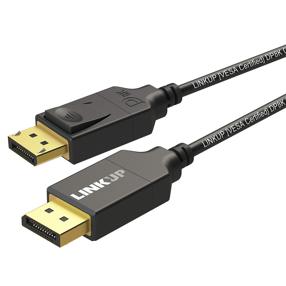 Câble DisplayPort ultra fin iCAN, certifié VESA, 8K à 60 Hz, 1 m
