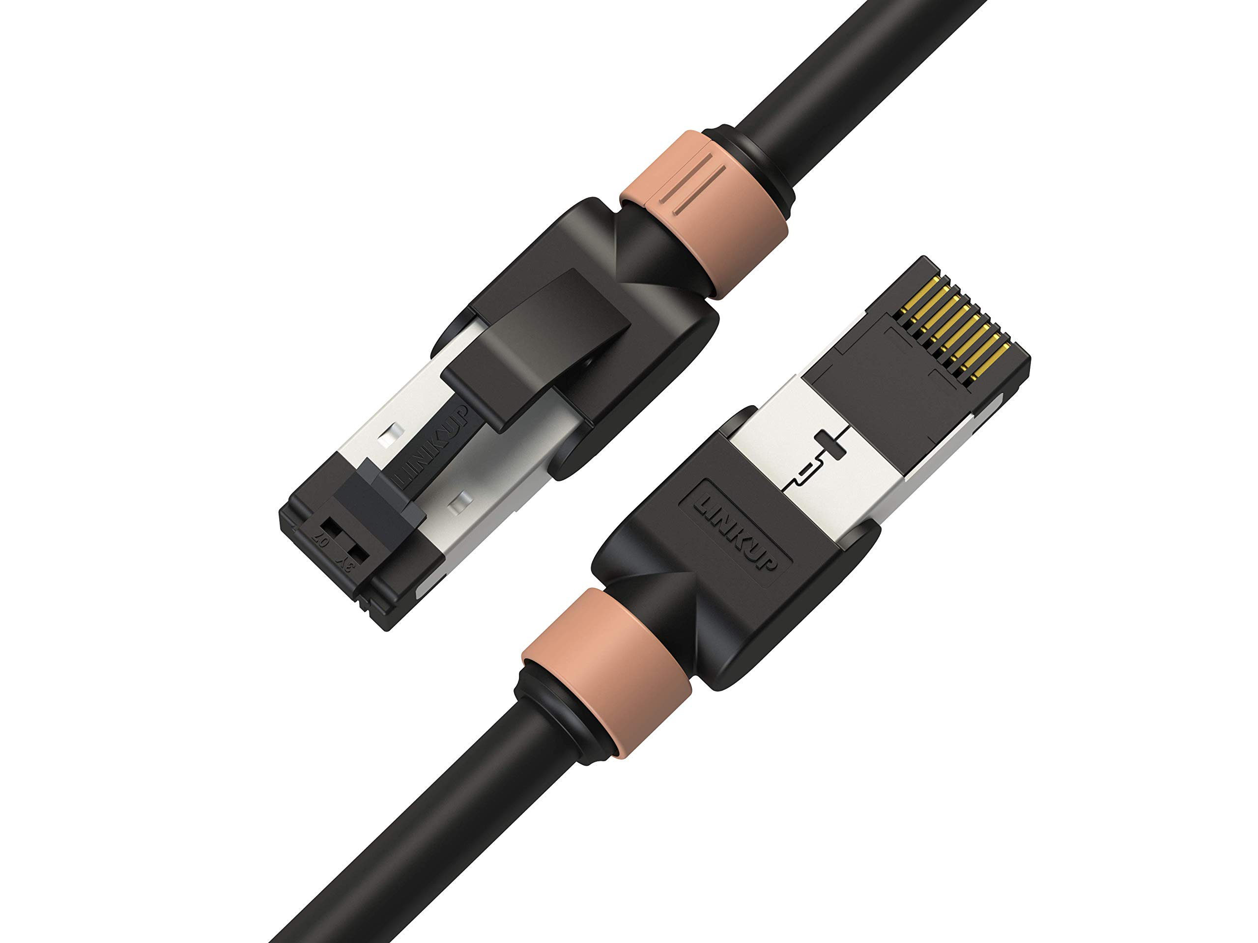 Câble Ethernet iCAN Cat7 26AWG - 2 pi, noir