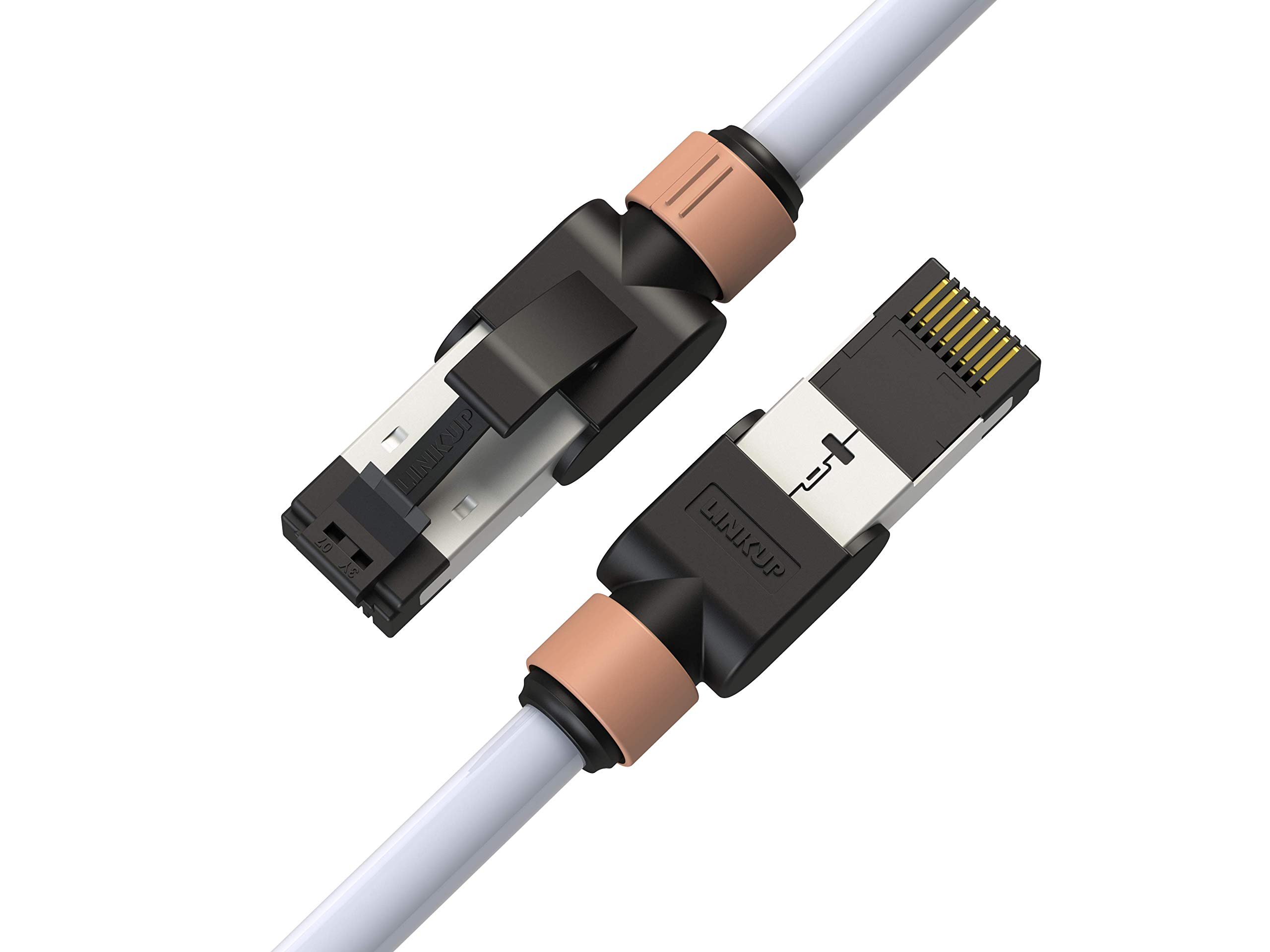 Câble Ethernet iCAN Cat7 26AWG - 2 pi, blanc