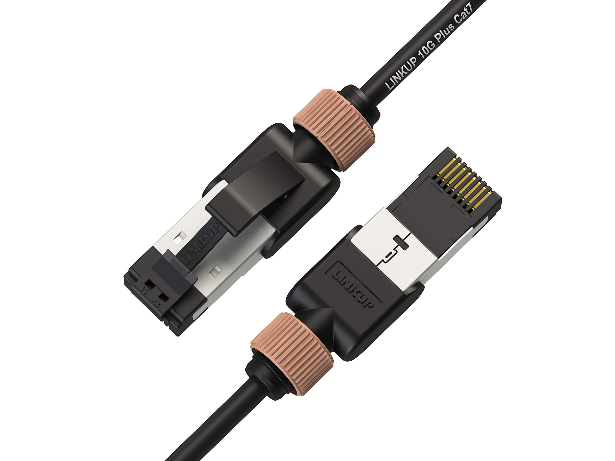 Câble Ethernet iCAN Cat7 30AWG - 2 pi, noir