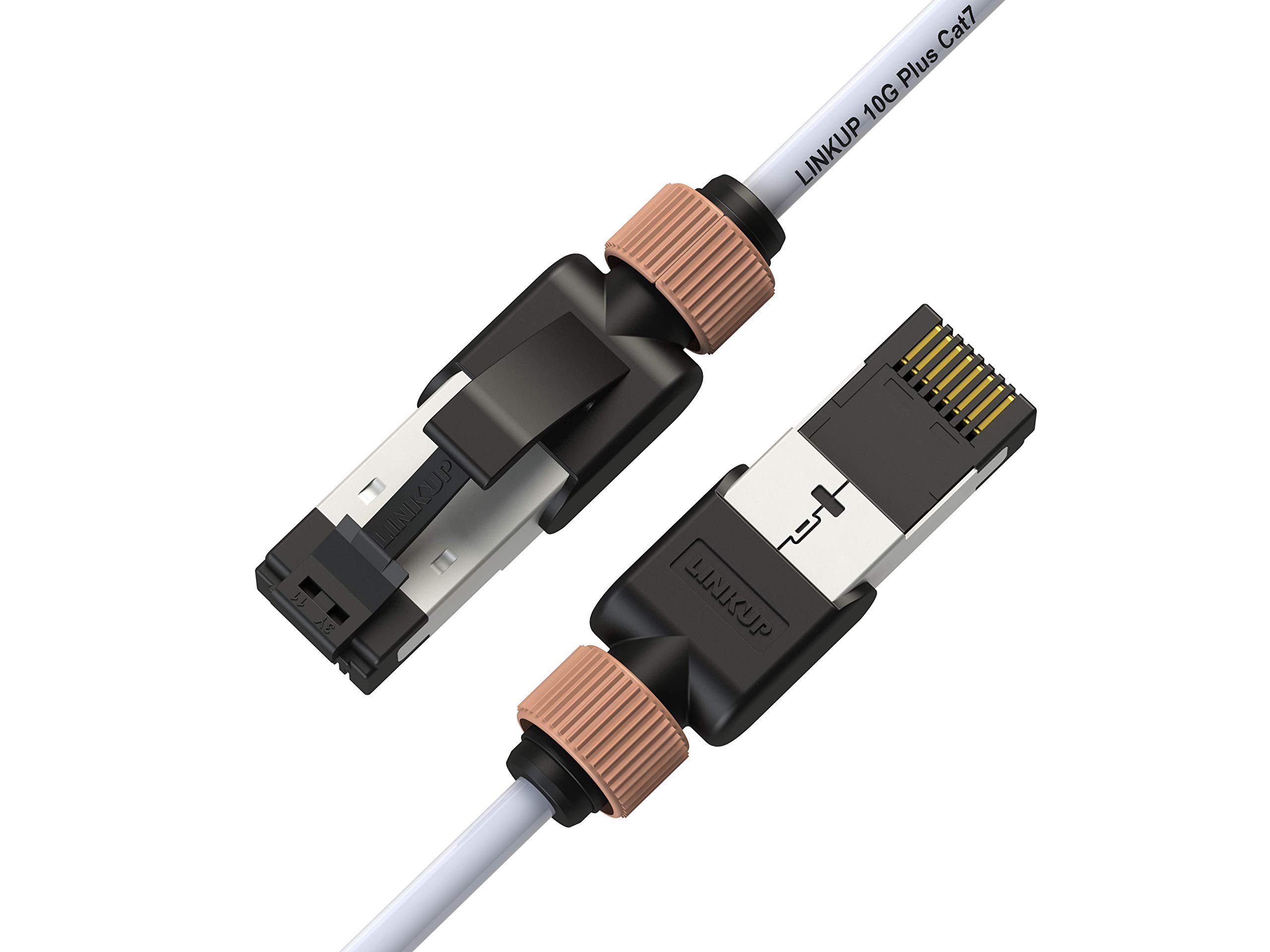 Câble Ethernet iCAN Cat7 30AWG - 2 pi, blanc(Open Box)