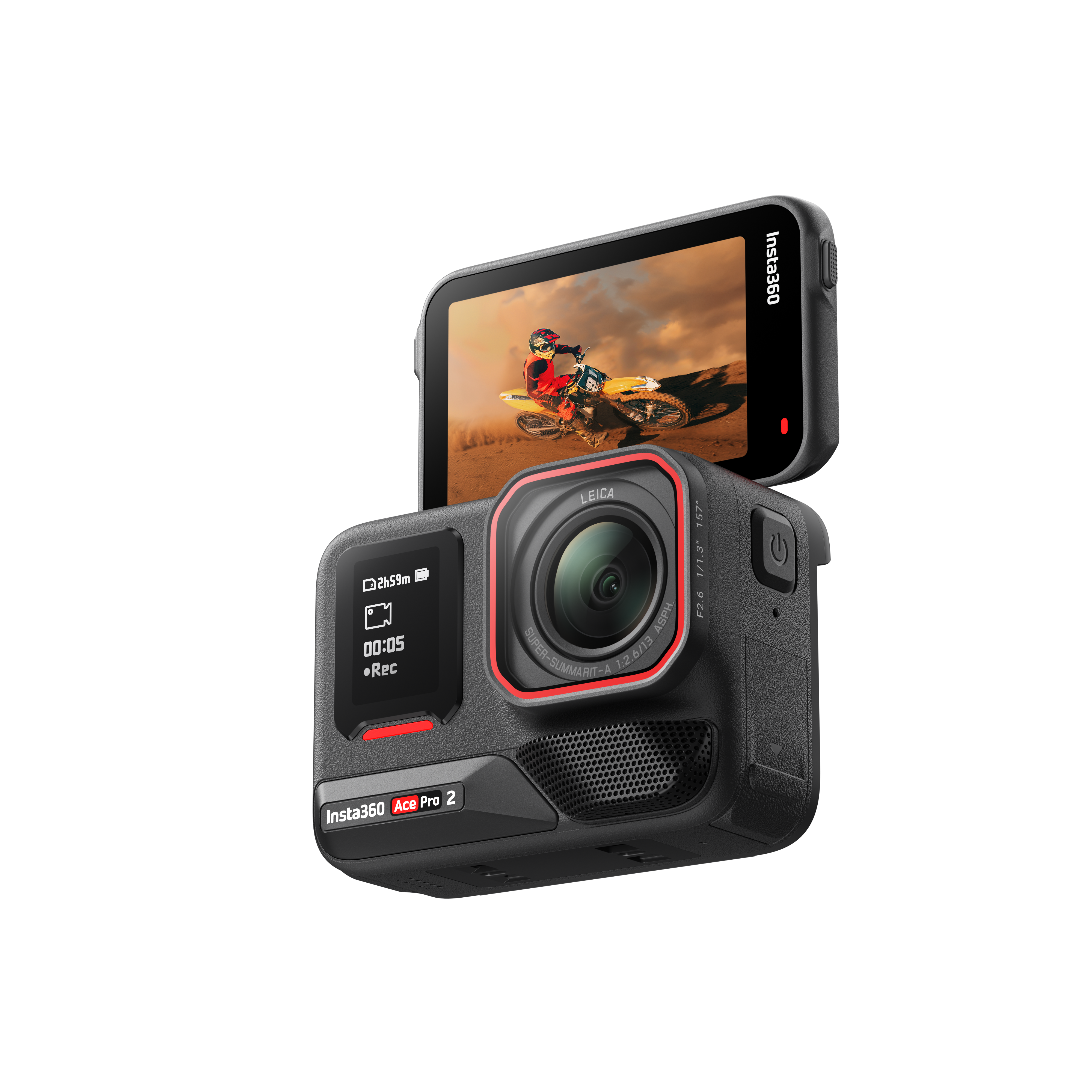 Pack double batterie Insta360 Ace Pro 2, petite caméra d'action