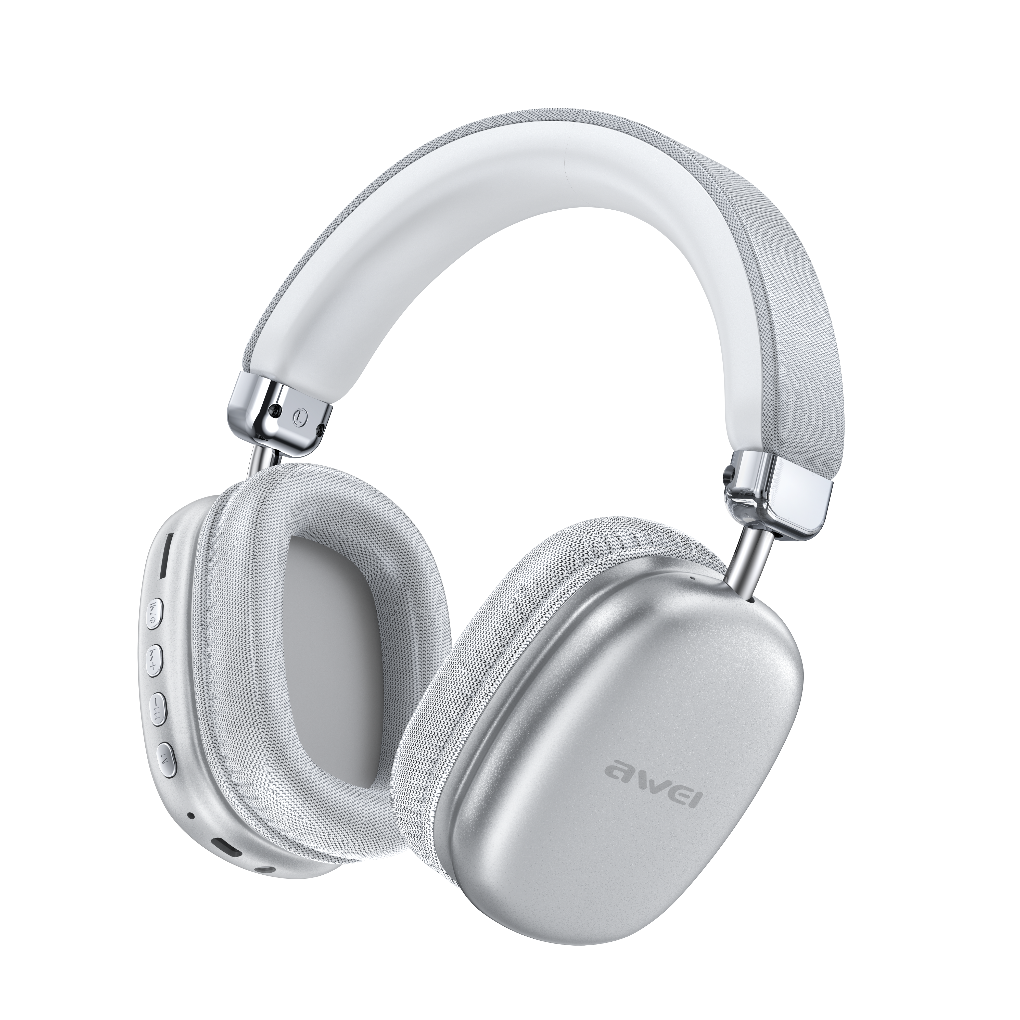 Casque sans fil avec son surround argenté AWEI AT7