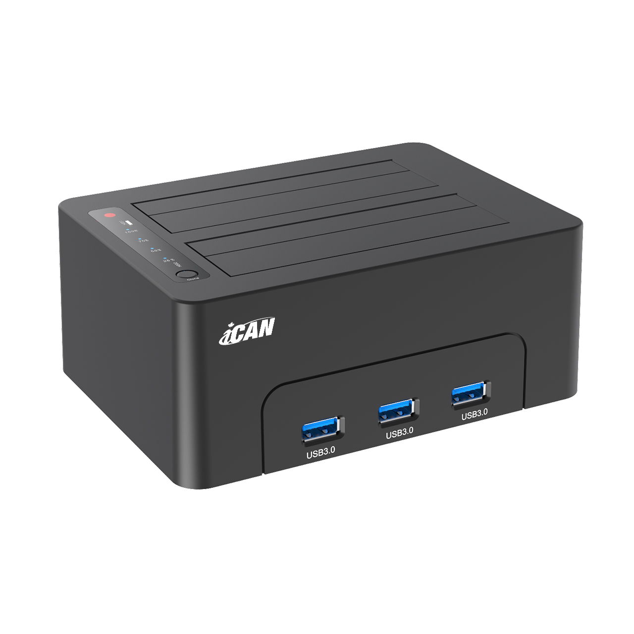 iCAN K3082H 2.5'' and 3.5'' USB3.0 Dual Bay Docking
