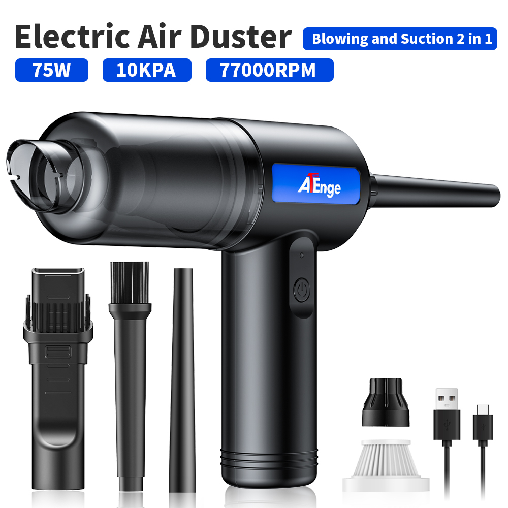 iCAN TAD054 Portable 2 in 1 Vacuum Cleaner and Air Duster.