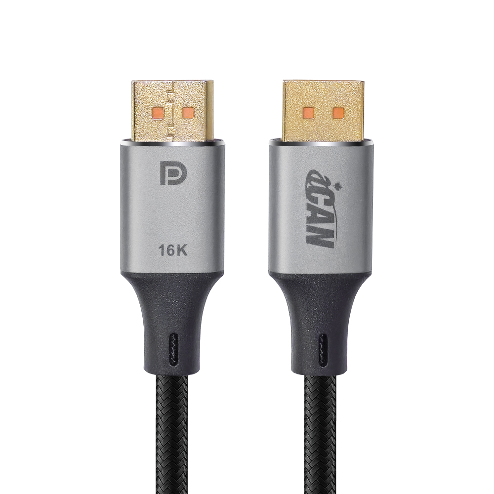 iCAN DisplayPort2.1 Cable,16K@30Hz, Male to Male, 15FT