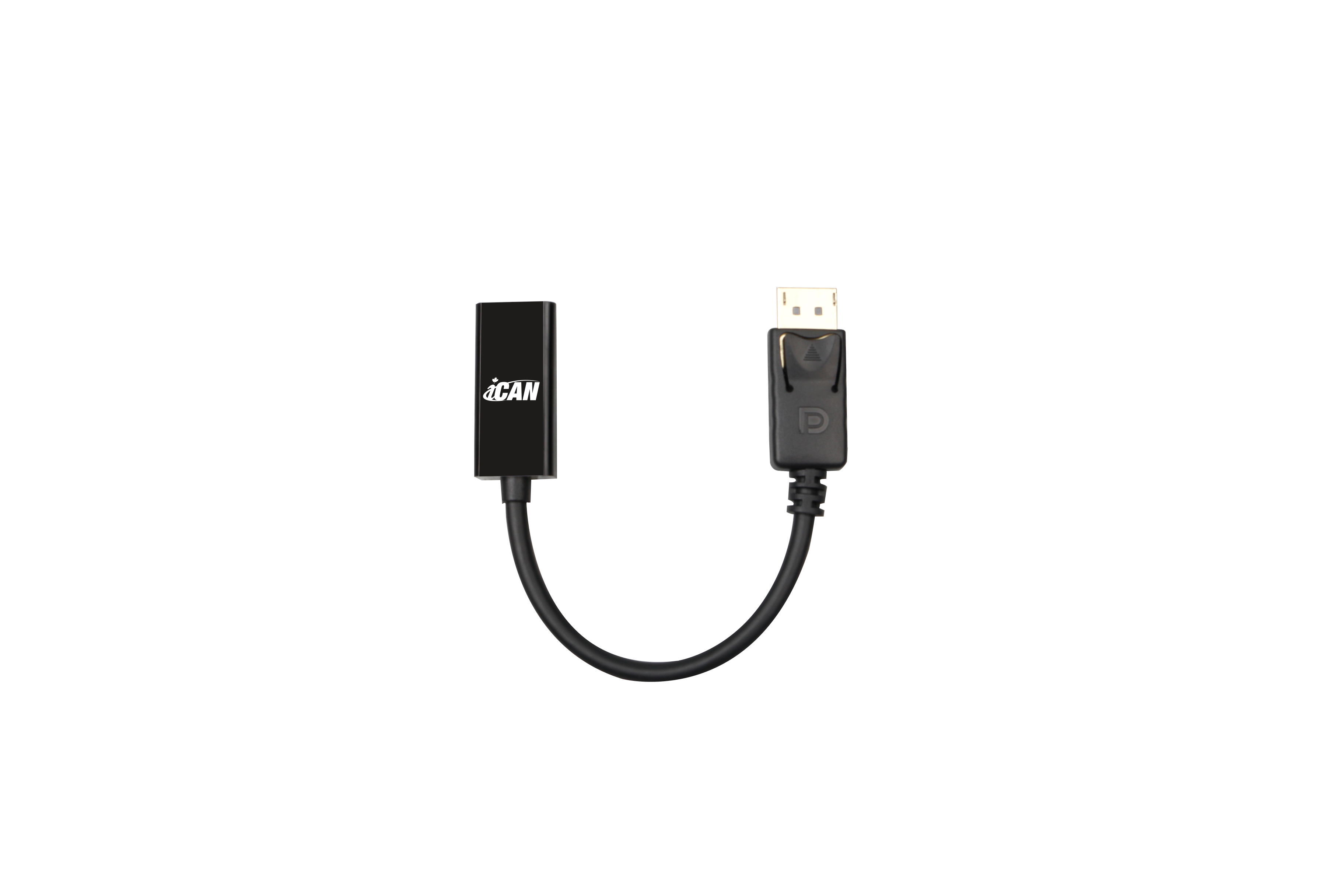 Adaptateur iCAN DisplayPort vers HDMI, plaqué or, mâle vers femelle, 4K à 60 Hz