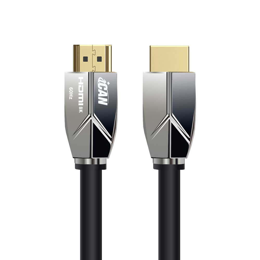 iCAN HDMI 2.1 Cable with Zinc Alloy Shell, 8K@60Hz, Male to Male, 6FT(Open Box)