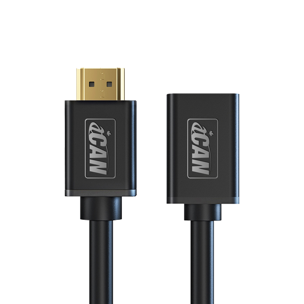iCAN HDMI Extension Cable,4K@60Hz, Male to Female, 3FT(Open Box)