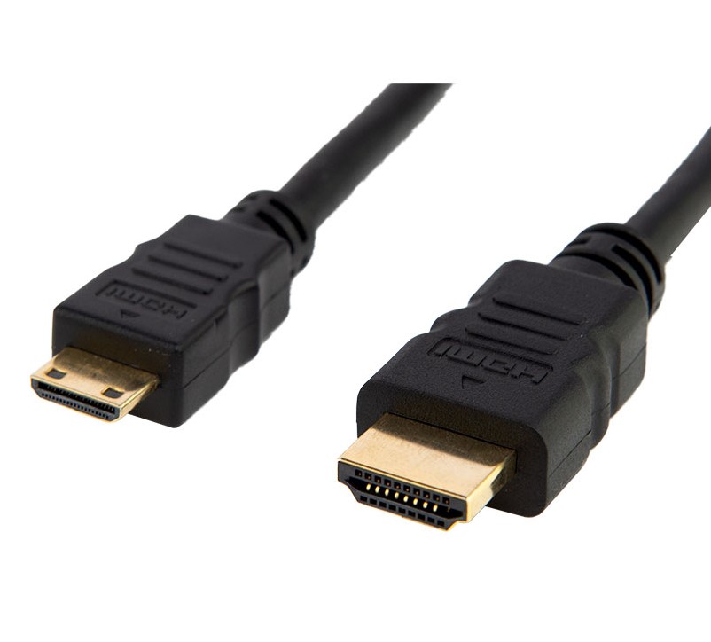 iCAN Mini HDMI  to HDMI, High Speed, M/M, 3D Ethernet 1.4, 6FT