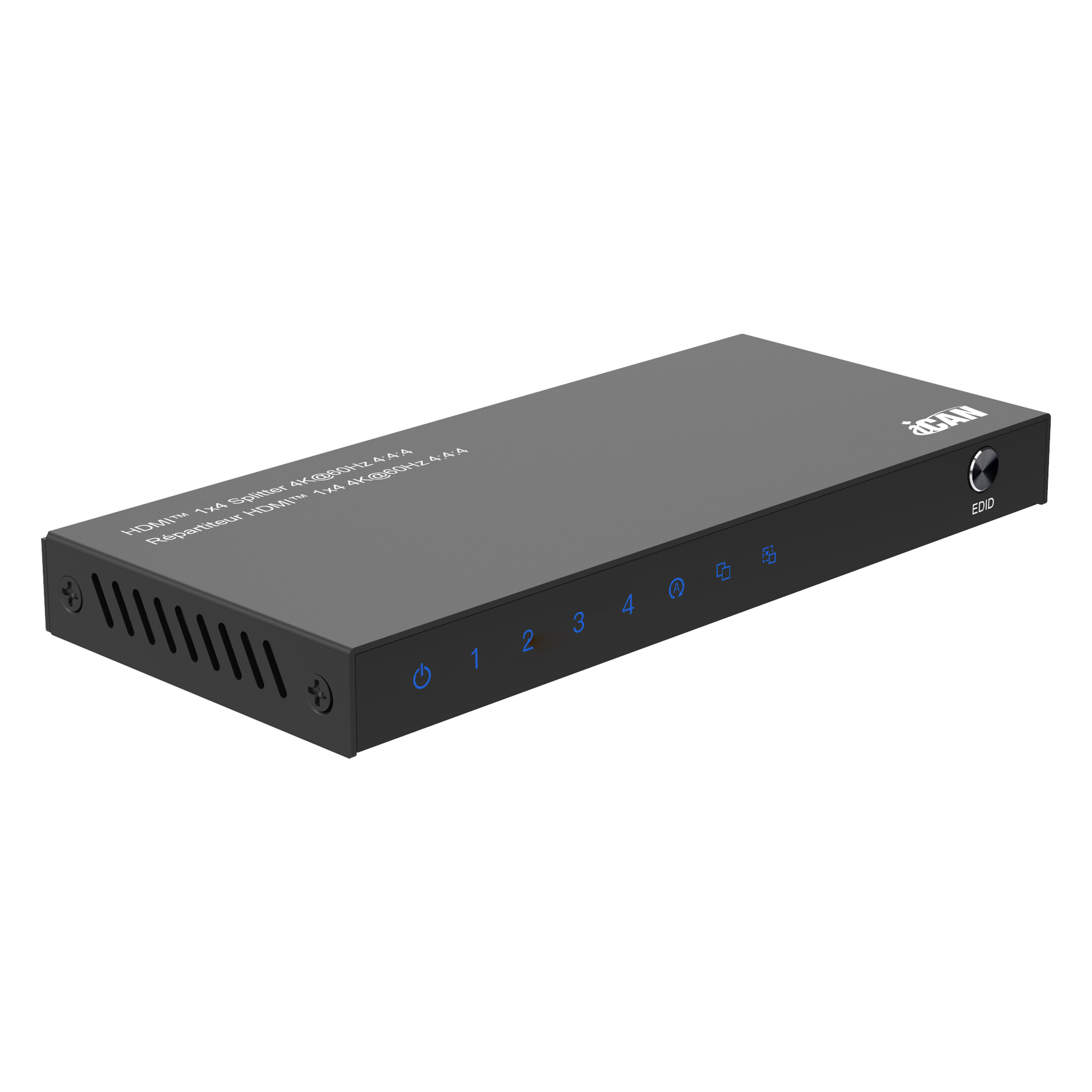 Répartiteur HDMI iCAN Premium 1x4 4K à 60 Hz(Open Box)
