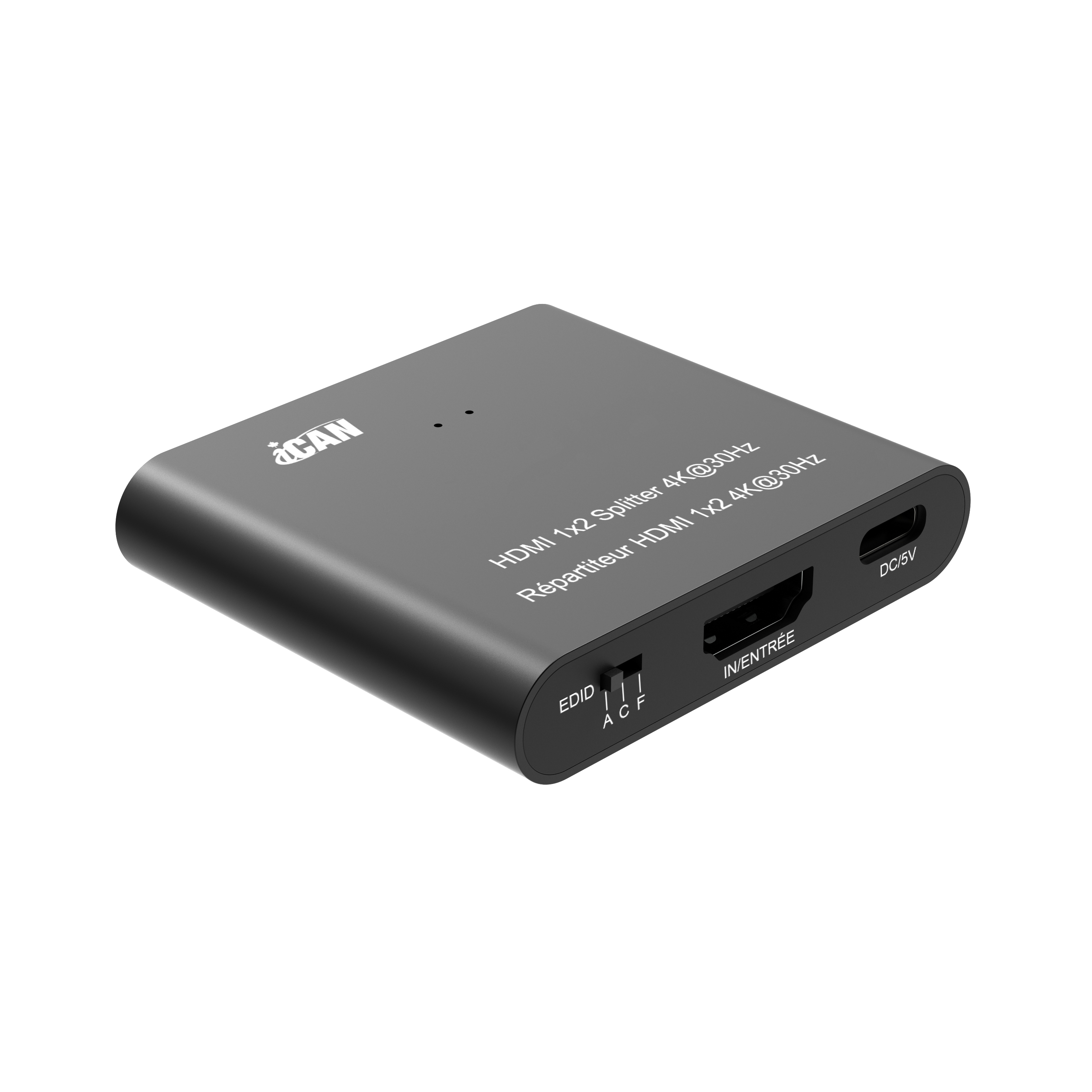 Répartiteur HDMI iCAN 1x2 4K à 30 Hz