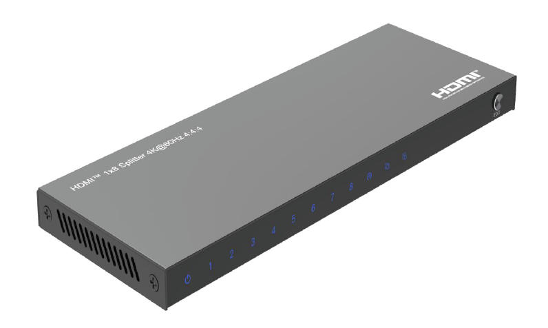 iCAN Premium HDMI Splitter, 1 In 8 Out, 4K@60Hz