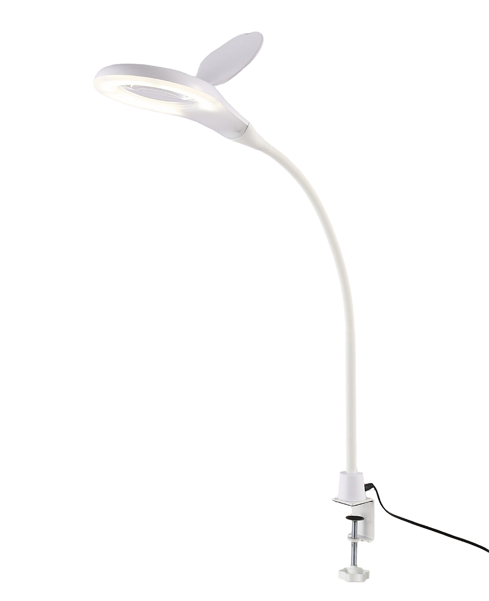 iCAN 5X Magnifying Glass with Light and Clamp.