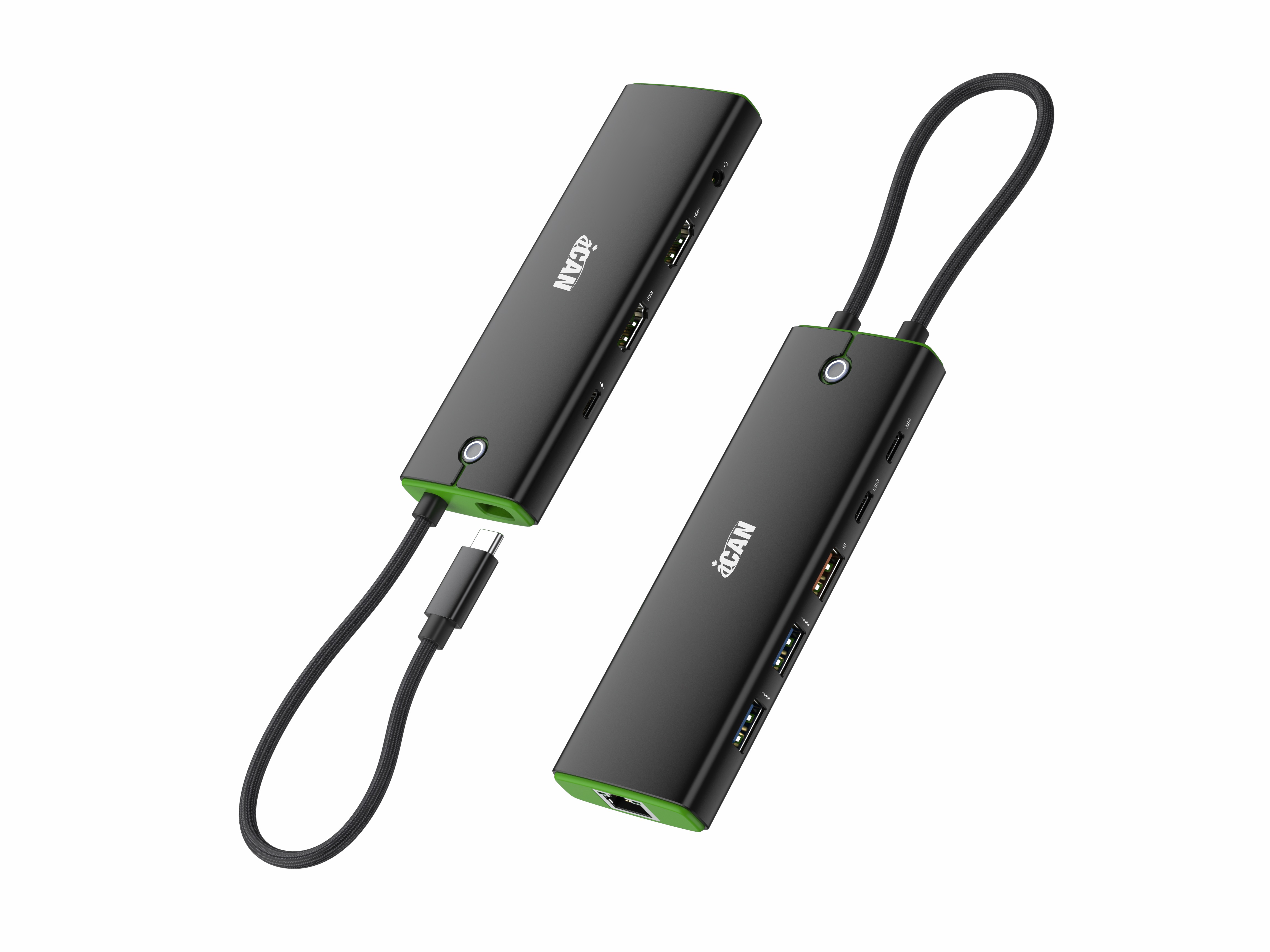 iCAN 10-in-1 Dual HDMI Docking Station with SST/MST Switch Button