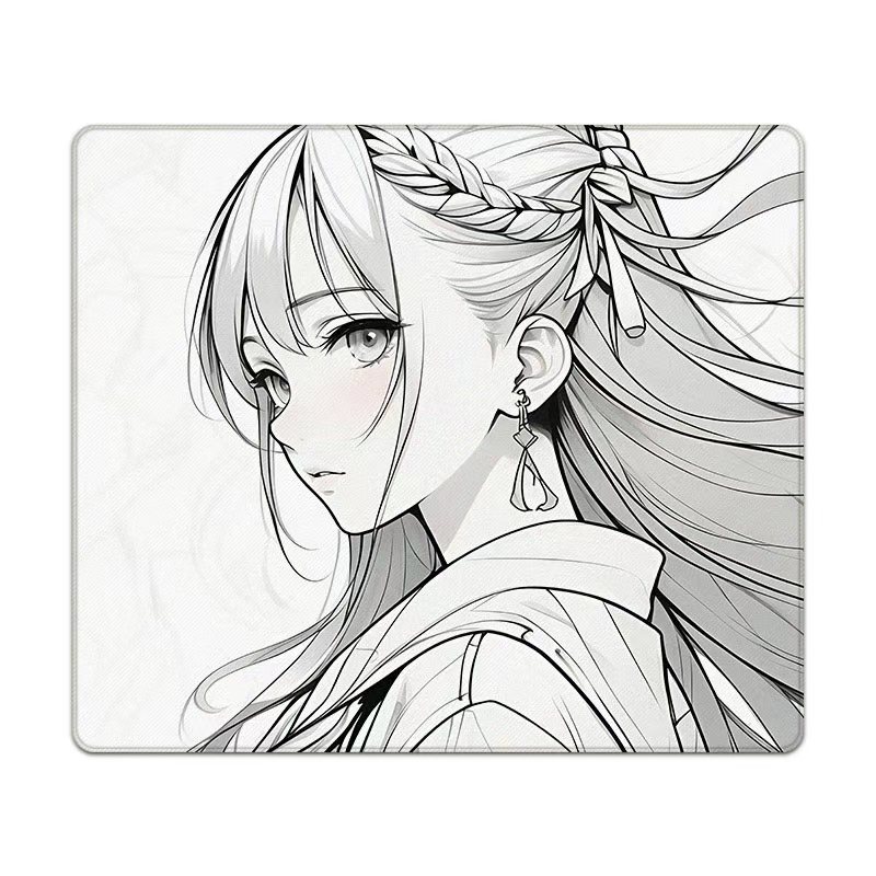 Tapis de souris de jeu iCAN avec illustration, 450*400*5 mm