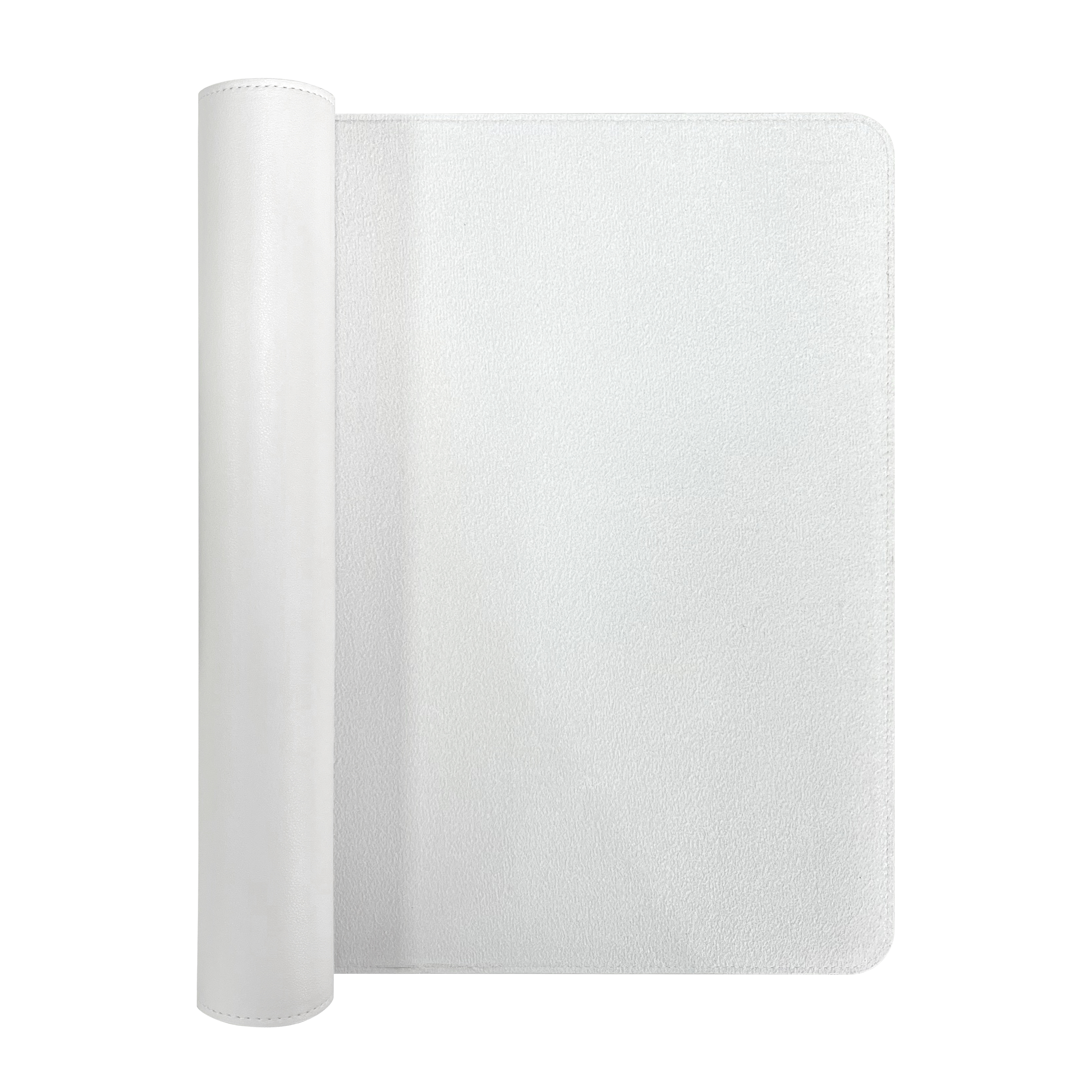 Sous-main en cuir noir et liège iCAN avec bord huilé