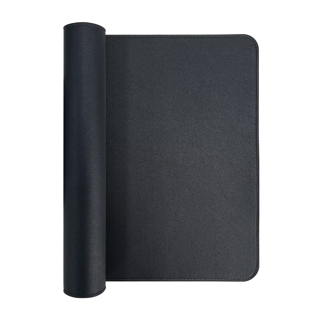 Sous-main en cuir noir et liège iCAN avec bord huilé(Open Box)