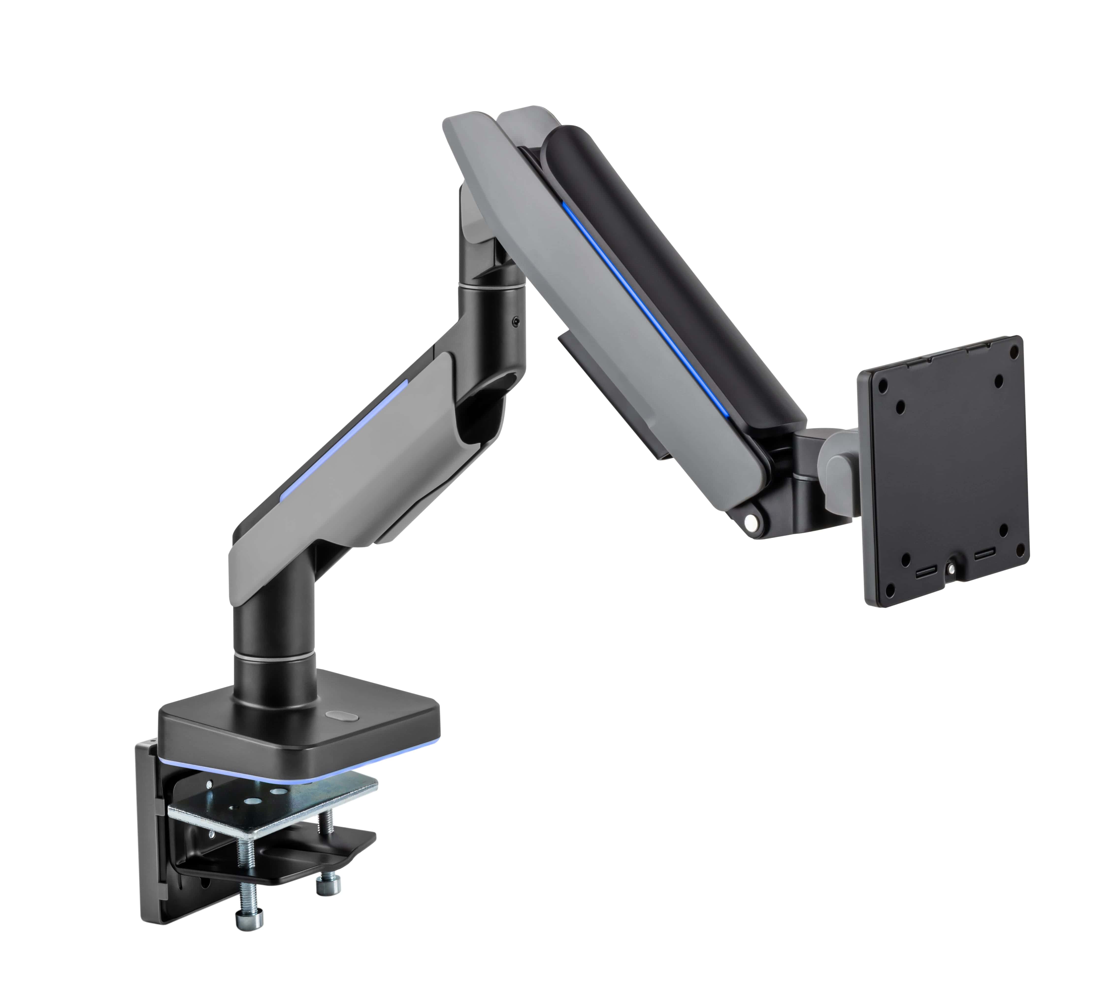 ICAN Heavy-Duty RGB Gas Spring Single Monitor Arm, fit 17"-49"