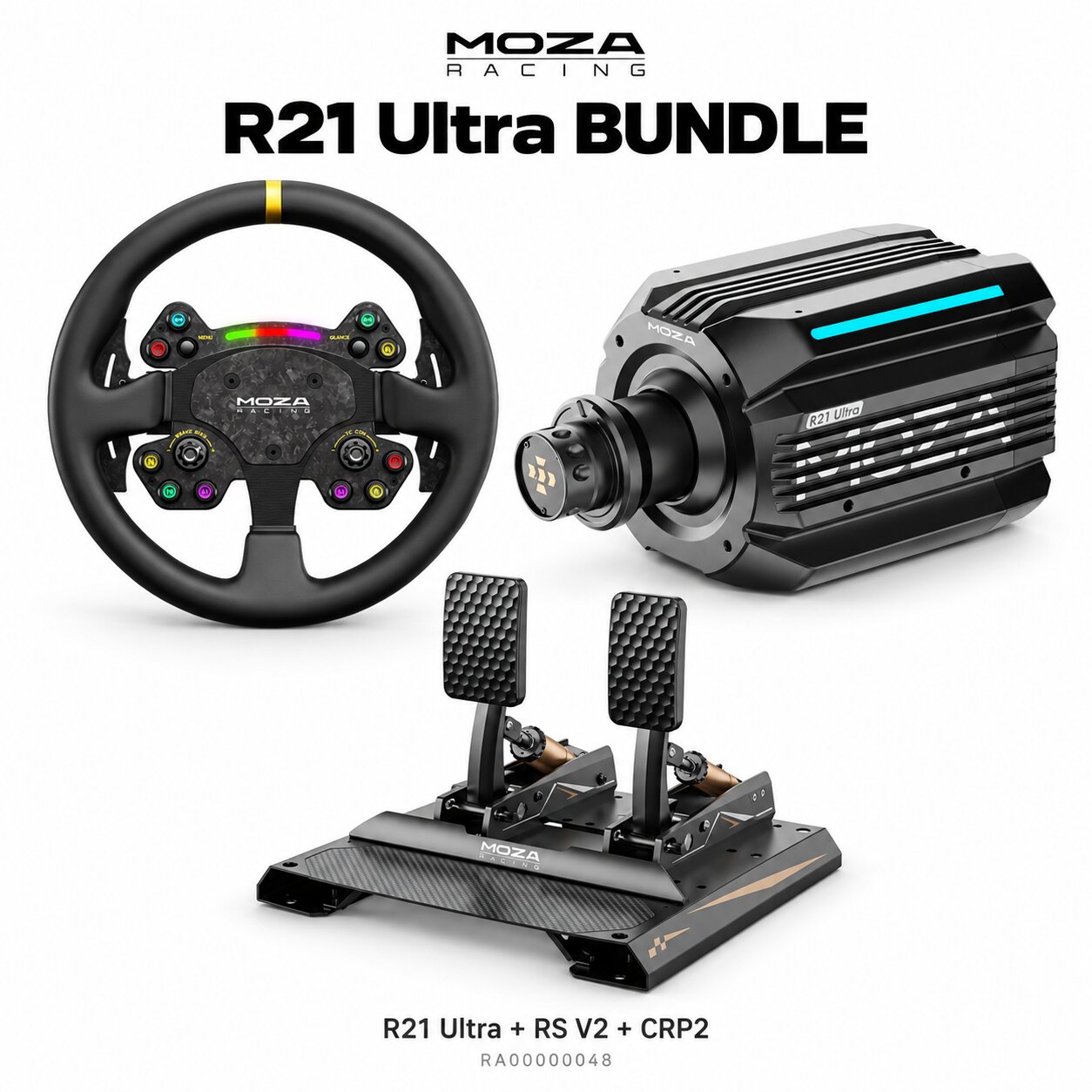 MOZA R21 Bundle (R21 Ultra+RS V2+CRP2)